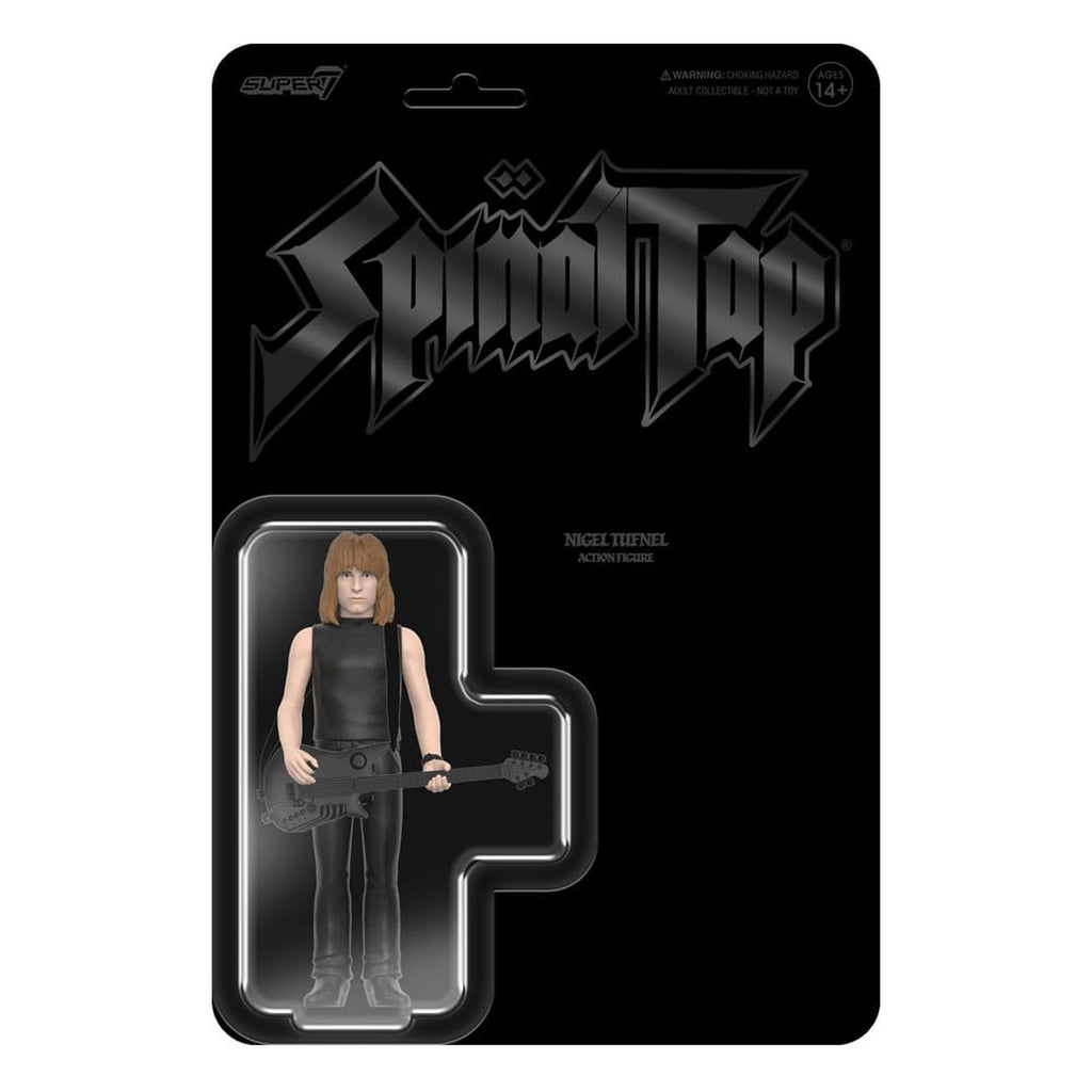 Image produit Spinal Tap figurine articulée ReAction Wave 02 Nigel Tufnel (None More Black) 10 cm