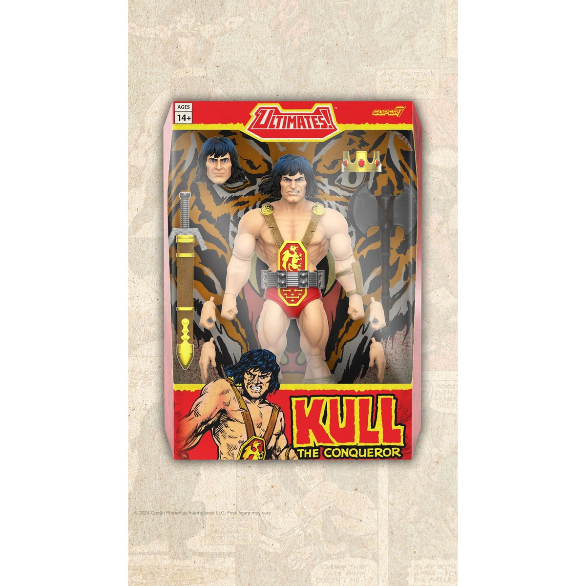Image produit Conan le Barbare figurine Ultimates Kull le Conquérant 18 cm