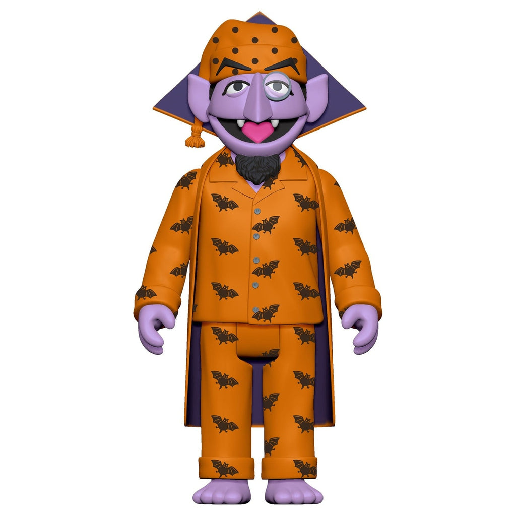 Image produit Sesame Street figurine articulée ReAction Wave 06 Count von Count (pyjama) 10 cm