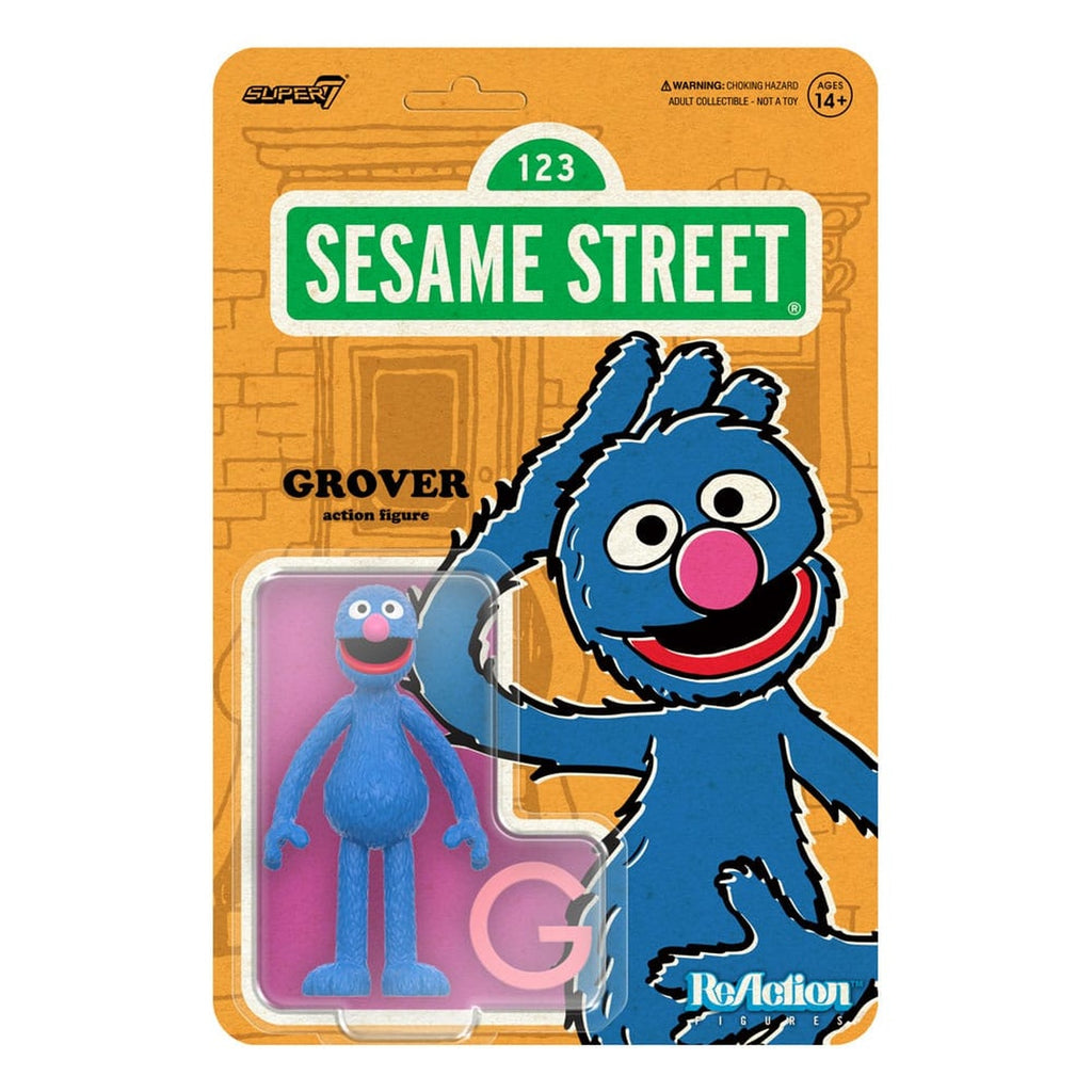Product image Sesame Street ReAction Action Figure Wave 05 Grover 10 cm