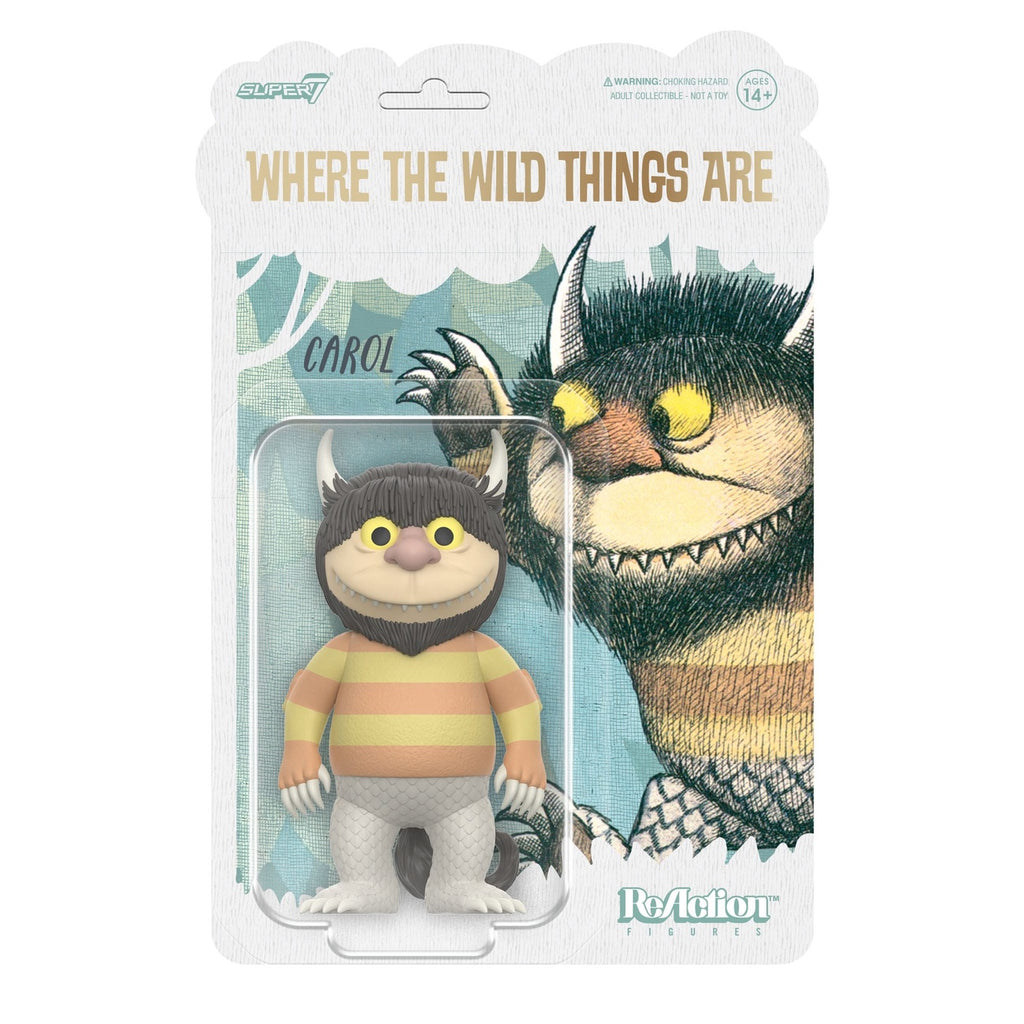 Image produit Max et les Maximonstres figurine ReAction Wave 01 Carol (monstre) 10 cm