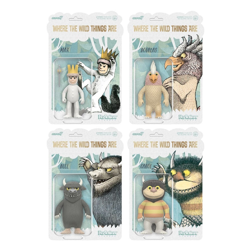 Image produit Max et les Maximonstres figurine ReAction Wave 01 Carol (monstre) 10 cm