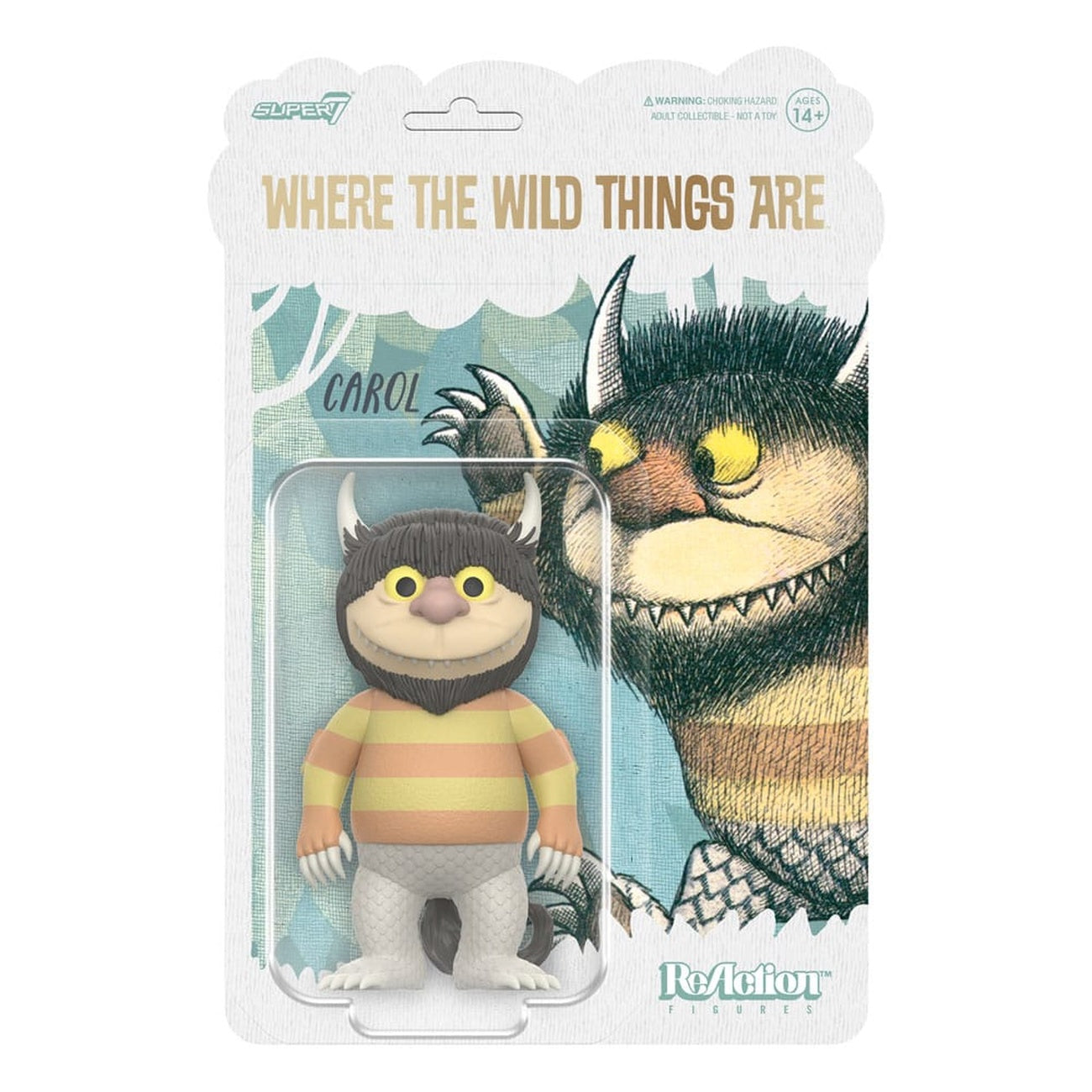 Image produit Max et les Maximonstres figurine ReAction Wave 01 Carol (monstre) 10 cm