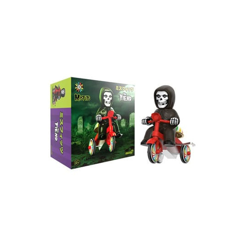 Image produit Misfits Super Cycles figurine d’action Fiend (noir avec trike rouge) 13 cm