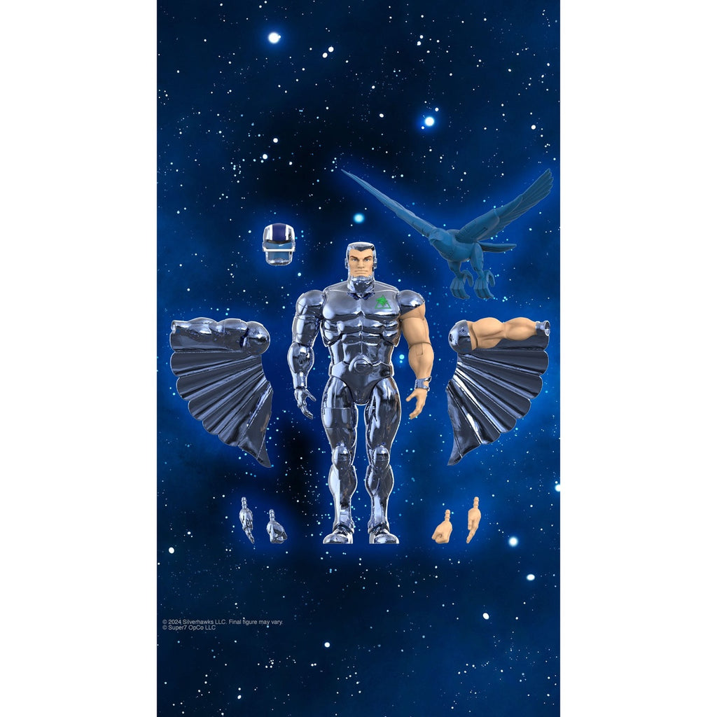 Image produit SilverHawks Ultimates Figurine articulée Steelwill (Toy Version Vac Metal) 18 cm
