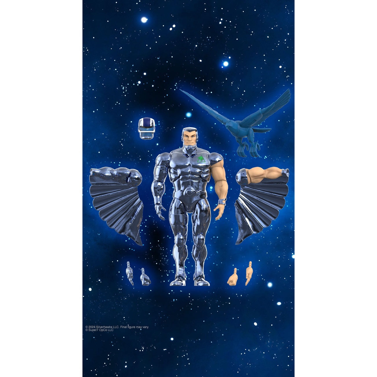 Image produit SilverHawks Ultimates Figurine articulée Steelwill (Toy Version Vac Metal) 18 cm