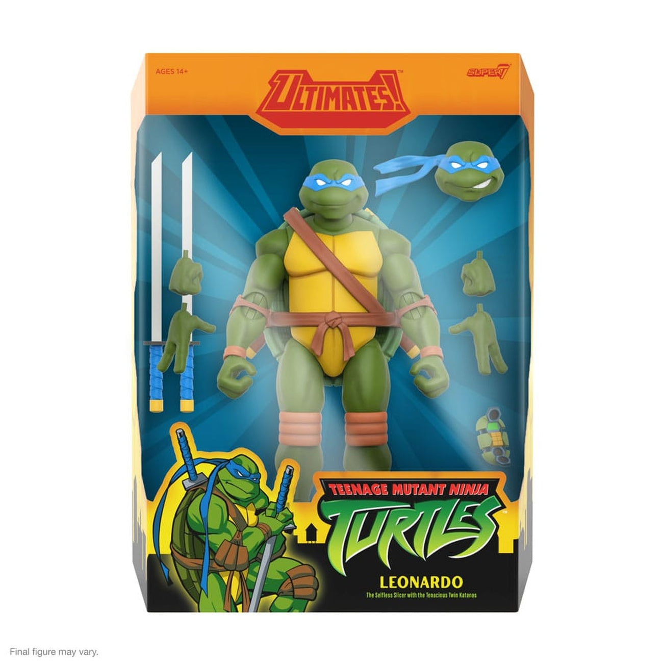 Image produit Teenage Mutant Ninja Turtles Ultimates figurine articulée Wave 12 Leonardo 18 cm