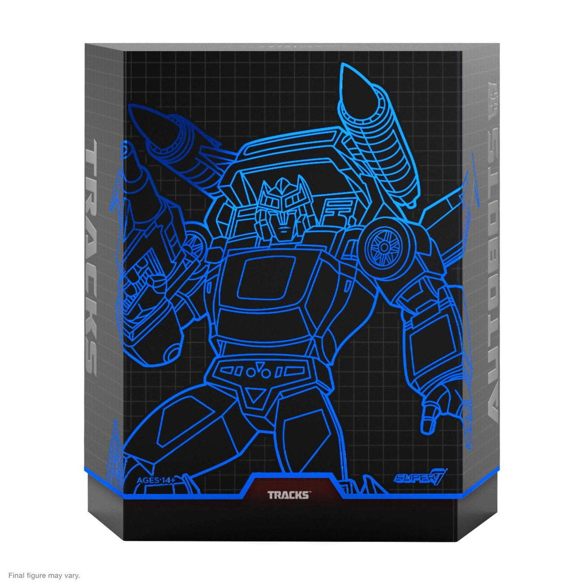 Image produit Transformers Ultimates figurine articulée Tracks (dessin animé G1) 19 cm