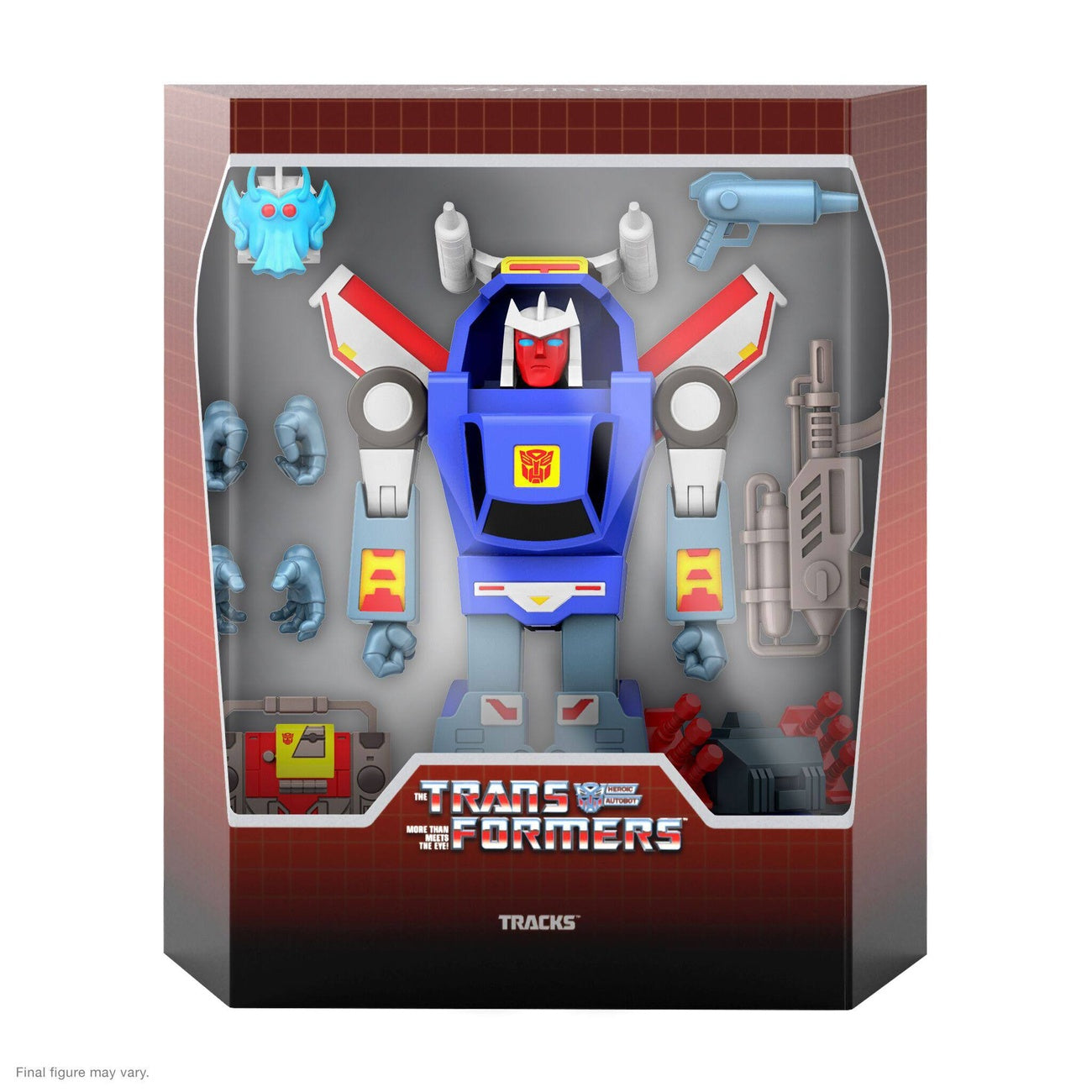 Image produit Transformers Ultimates figurine articulée Tracks (dessin animé G1) 19 cm