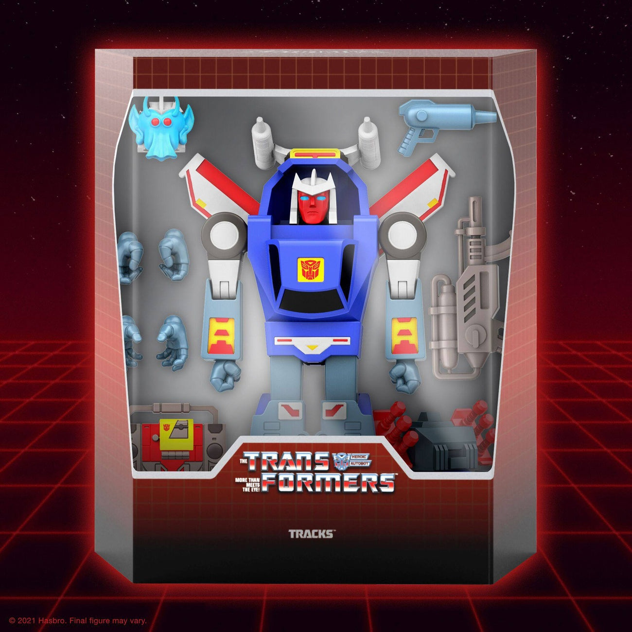Image produit Transformers Ultimates figurine articulée Tracks (dessin animé G1) 19 cm