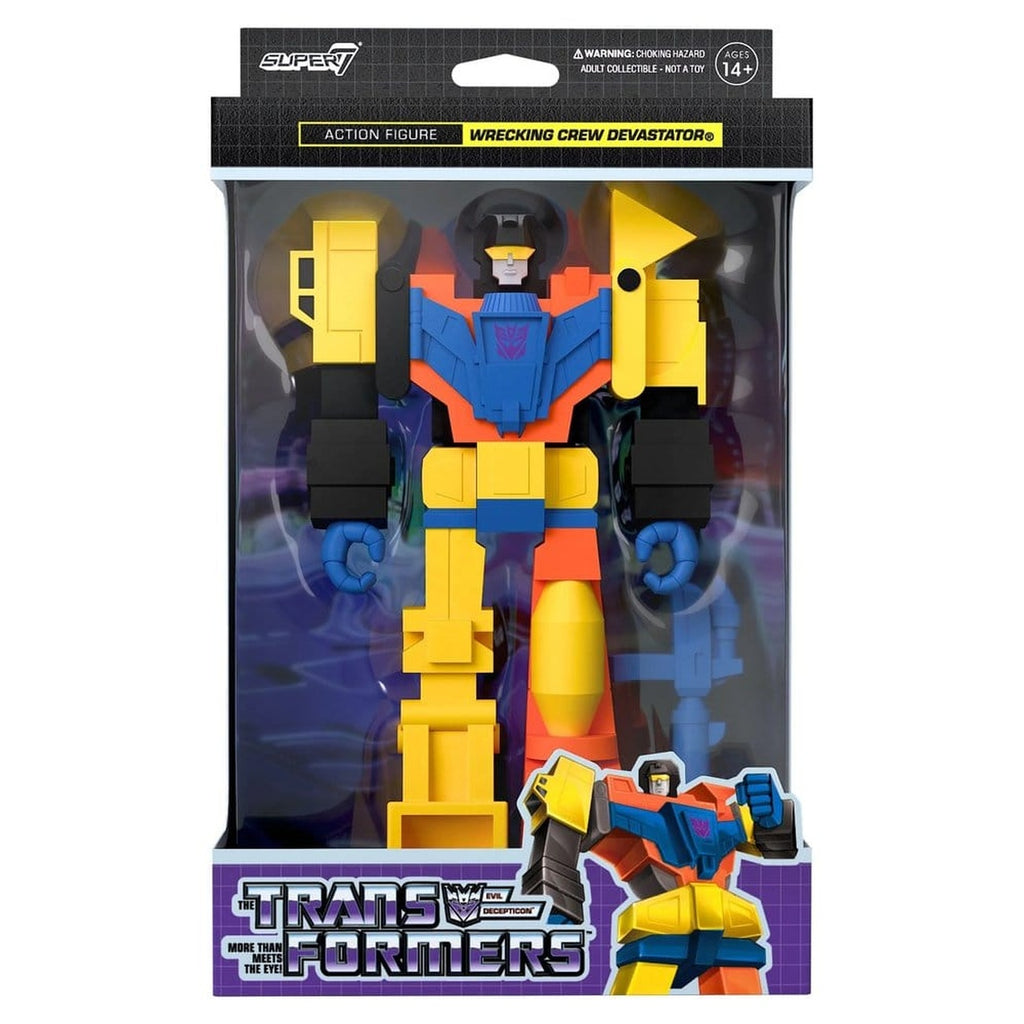 Image produit Transformers ReAction figurine articulée Devastator 10 cm