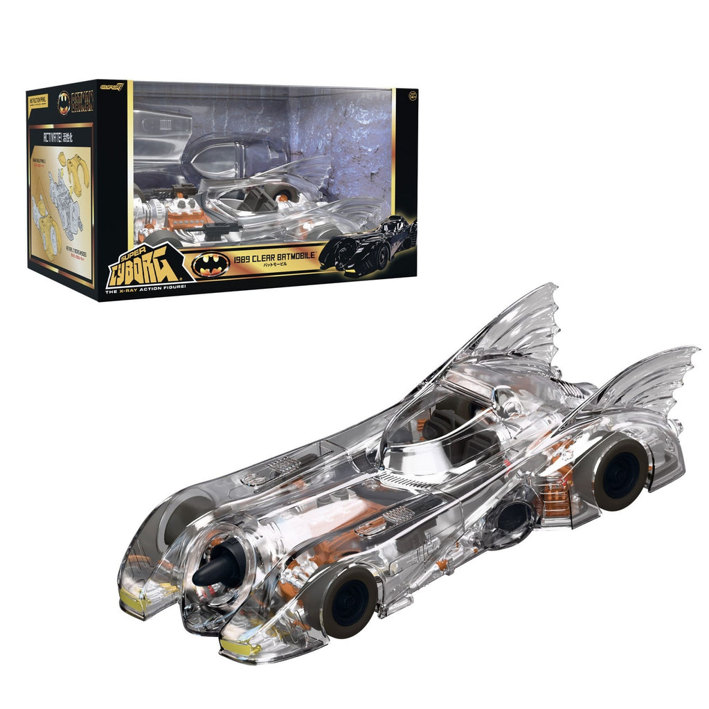 Image produit Batman 1989 Super Cyborg Véhicule Batmobile 1989 (Clear) 35 cm