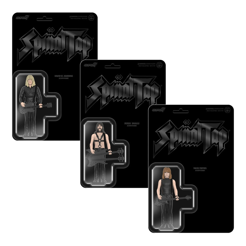 Product image Spinal Tap ReAction Action Figure Wave 02 David St. Hubbins (None More Black) 10 cm
