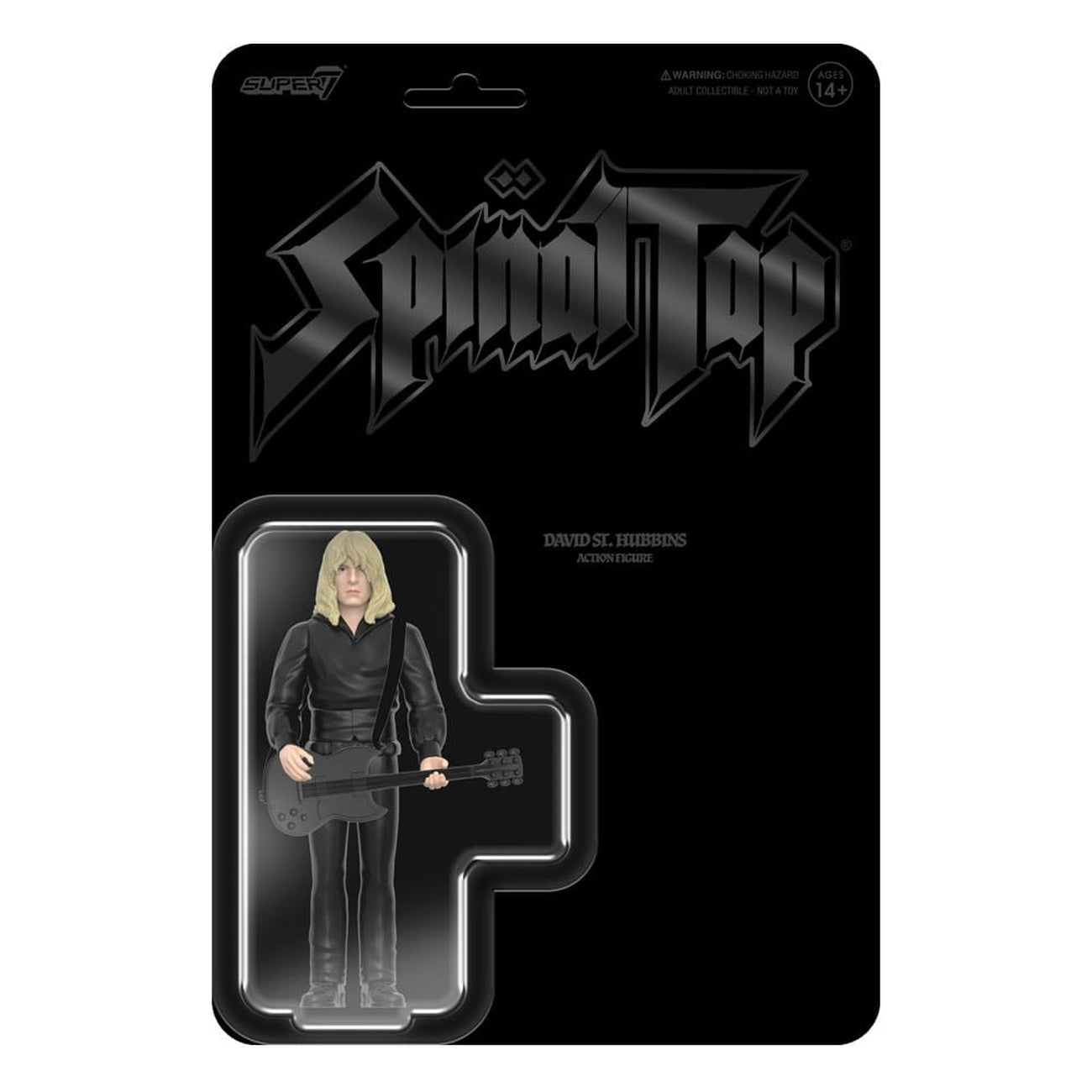 Product image Spinal Tap ReAction Action Figure Wave 02 David St. Hubbins (None More Black) 10 cm