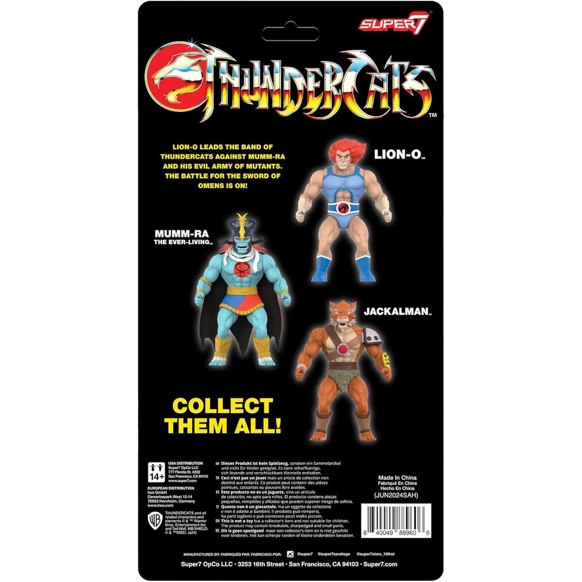Product image Thundercats Vintage Collection Action Figure Wave 1 Jackalman 14 cm