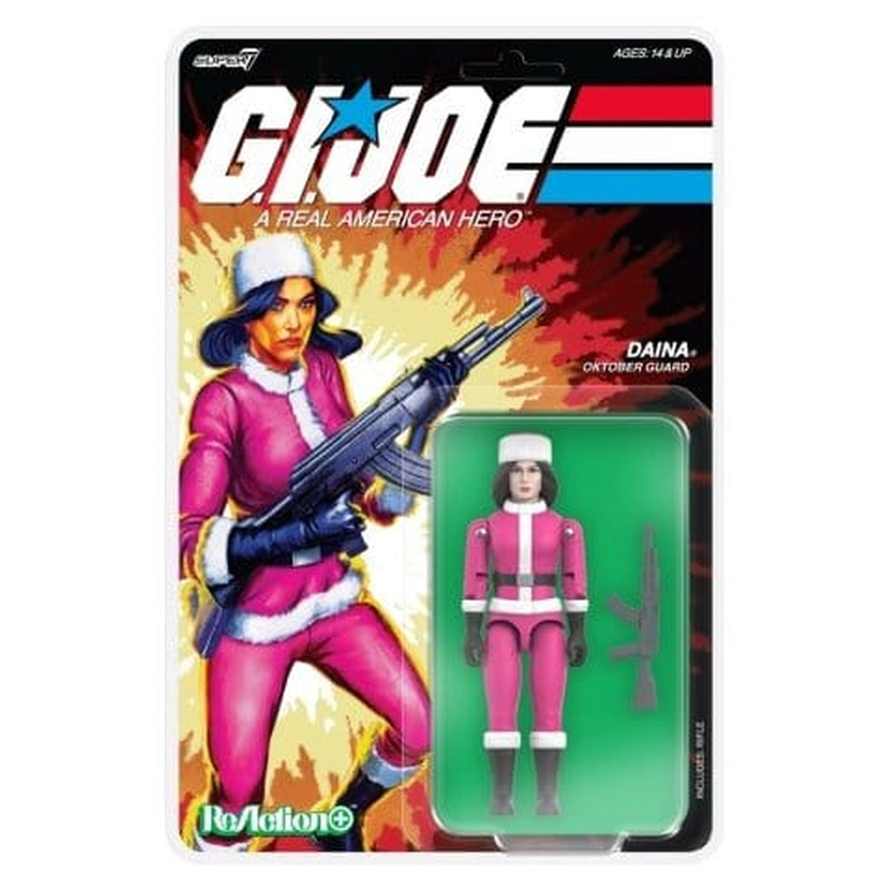 Image produit GI Joe ReAction+ figurine articulée Wave 07 Daina (Dessin animé) 10 cm
