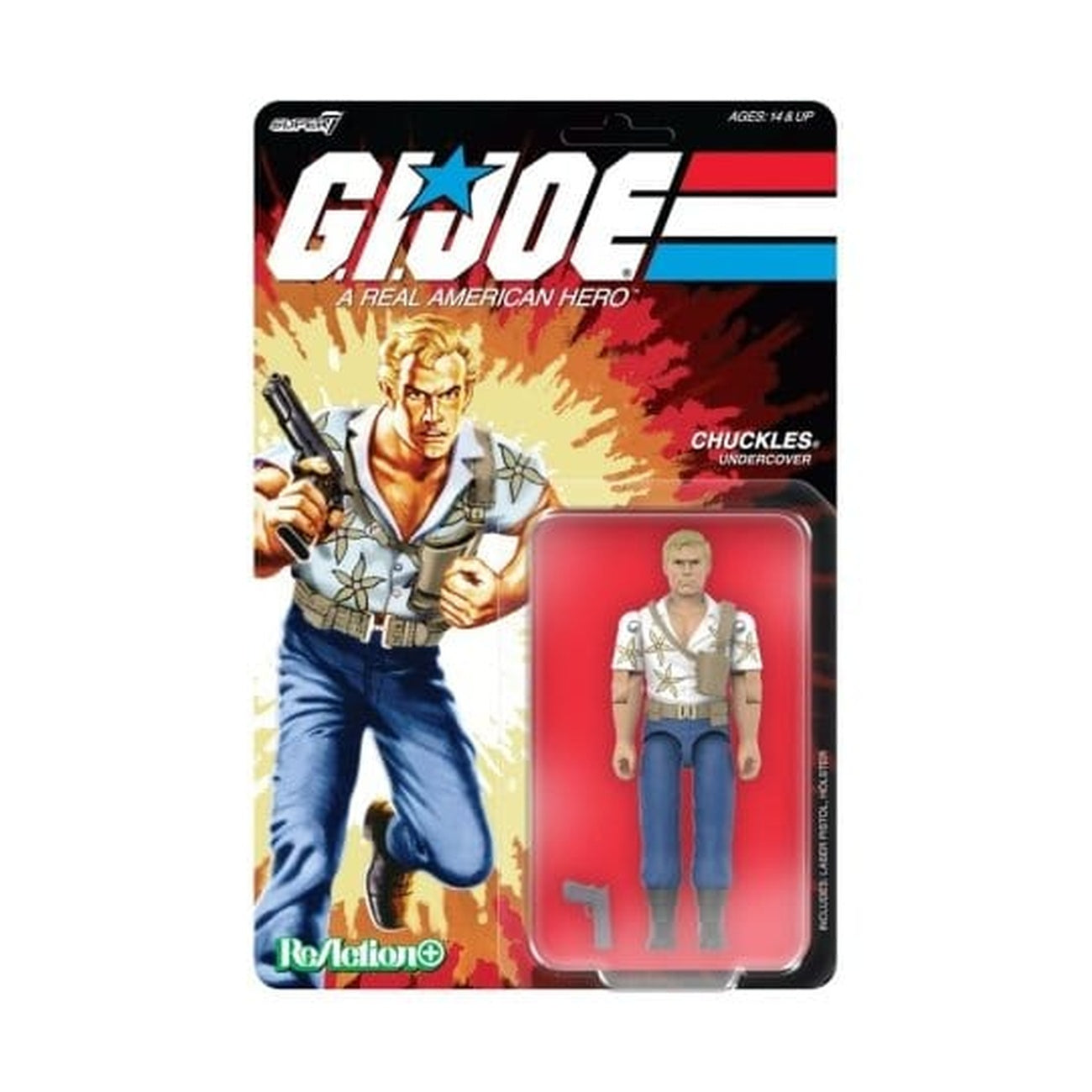 Image produit GI Joe ReAction+ Figurine articulée Wave 07 Chuckles (Film) 10 cm