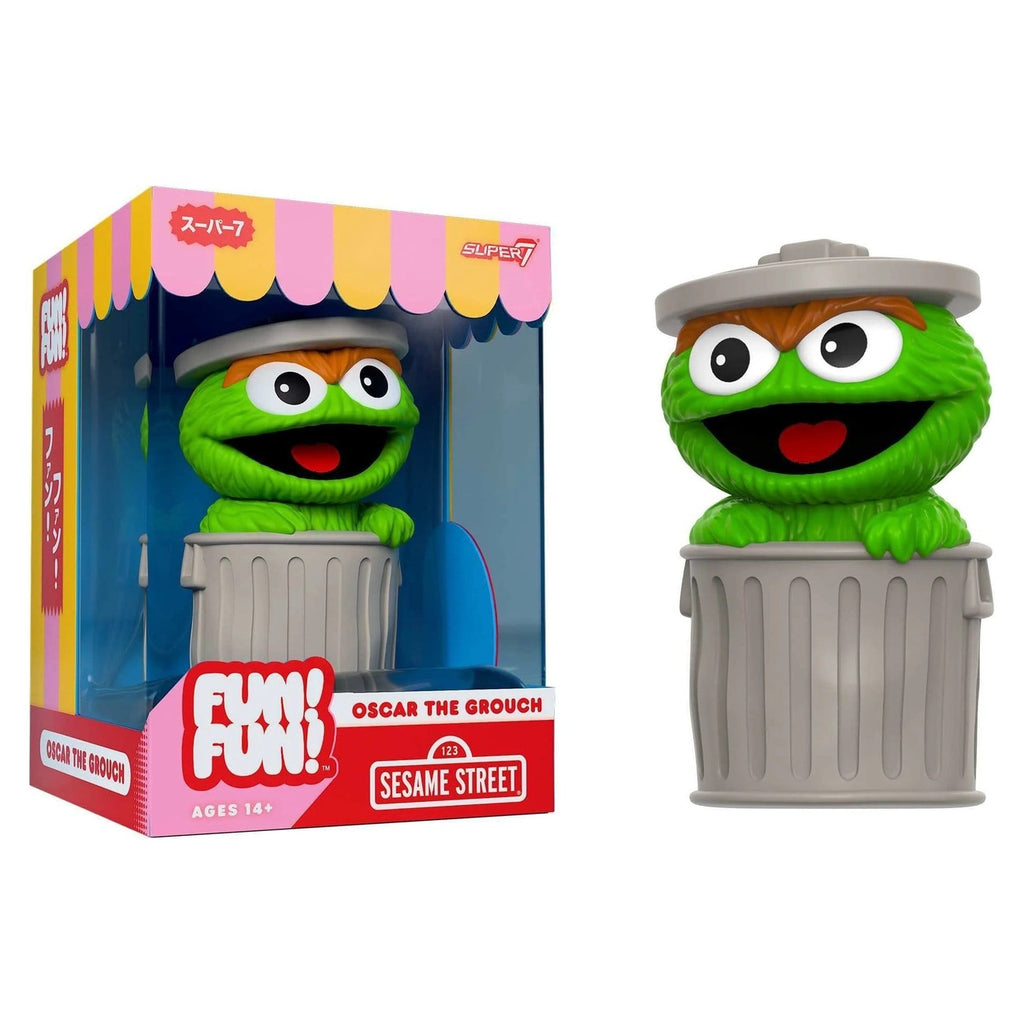 Product image Sesame Street Fun! Fun! Mini Figure Wave 01 - Oscar the Grouch 18 cm