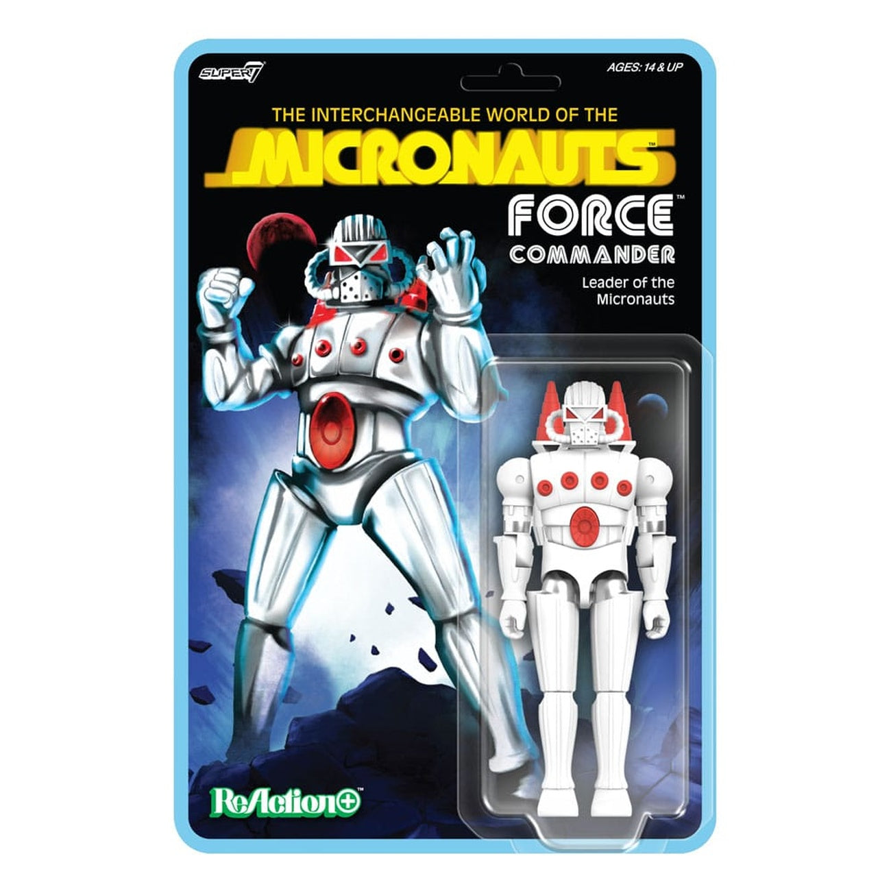 Product image Micronauts ReAction+ Action Figure Wave 02 Force Commander 9 cm