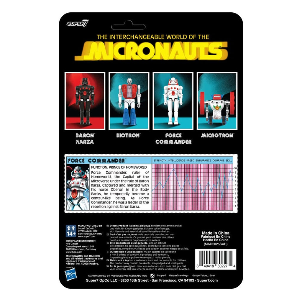 Product image Micronauts ReAction+ Action Figure Wave 02 Force Commander 9 cm