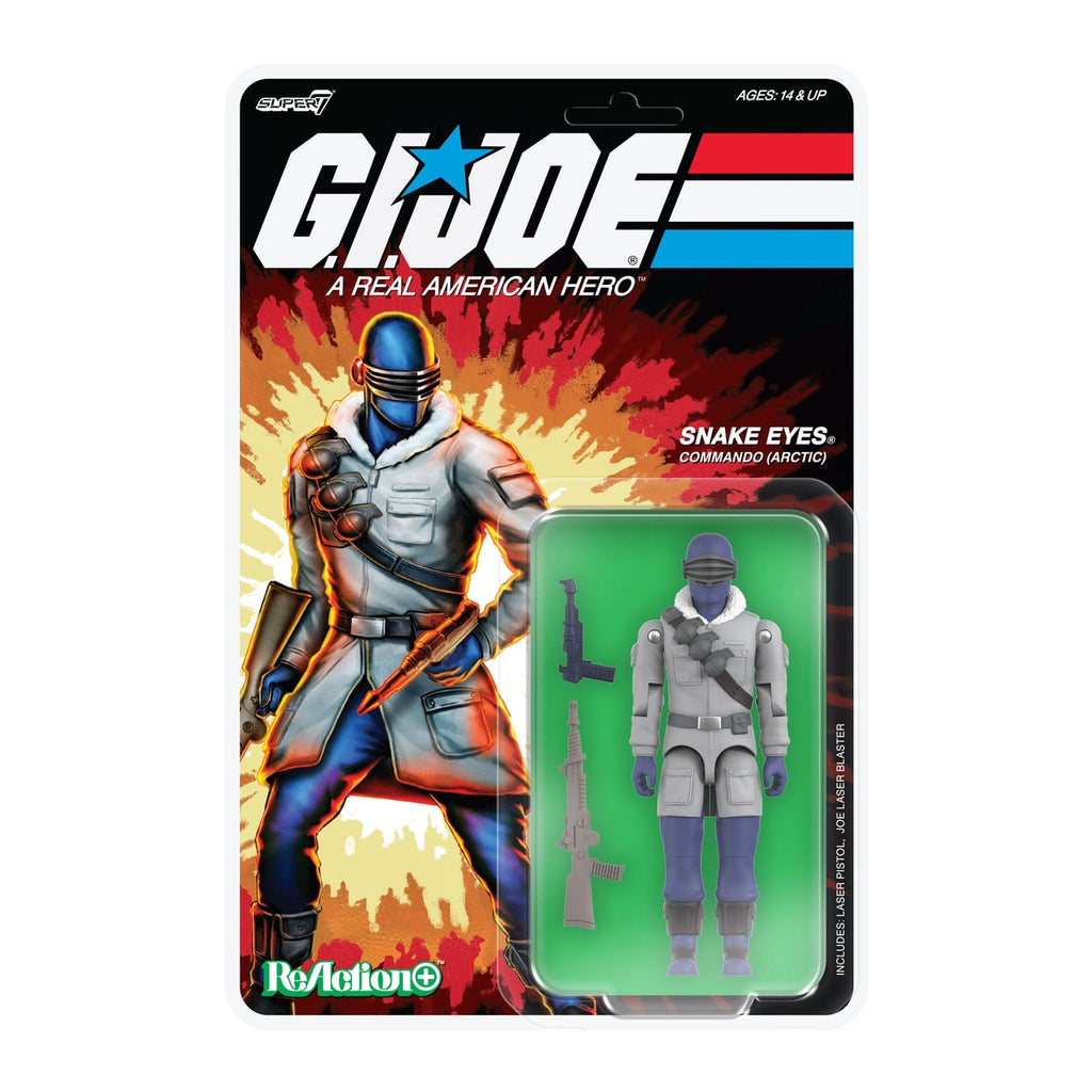 Image produit GI Joe (Film) Figurine articulée ReAction+ Wave 5 Arctic Snake Eyes (Film) 10 cm