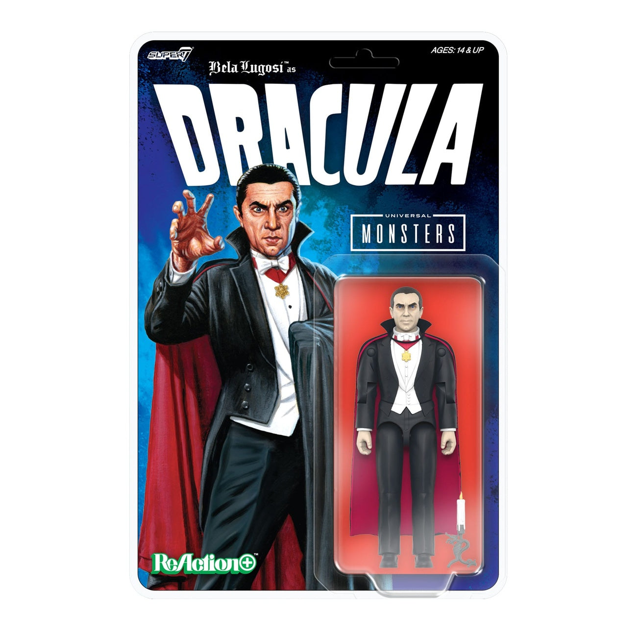Product image Universal Monsters ReAction+ Action Figure Wave 1 Dracula 10 cm