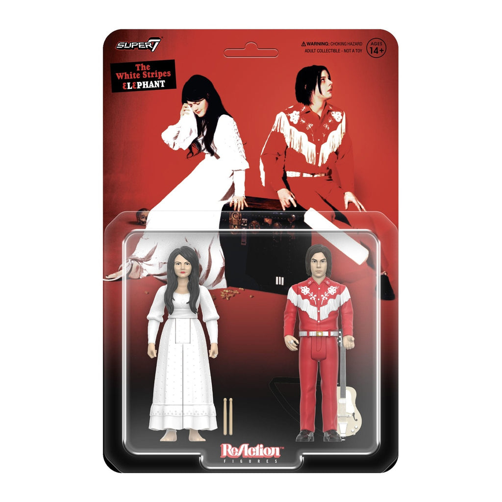 Product image The White Stripes ReAction Action Figures 2-Pack Wave 02 The White Stripes (Elephant) 10 cm