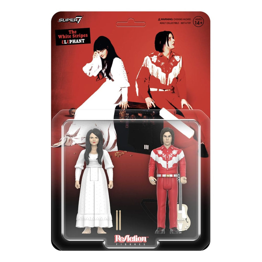 Product image The White Stripes ReAction Action Figures 2-Pack Wave 02 The White Stripes (Elephant) 10 cm