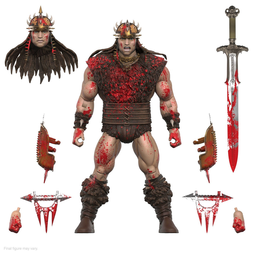 Image produit Conan le Barbare figurine articulée Ultimates Conan Blood Soaked Pit Fighter 18 cm