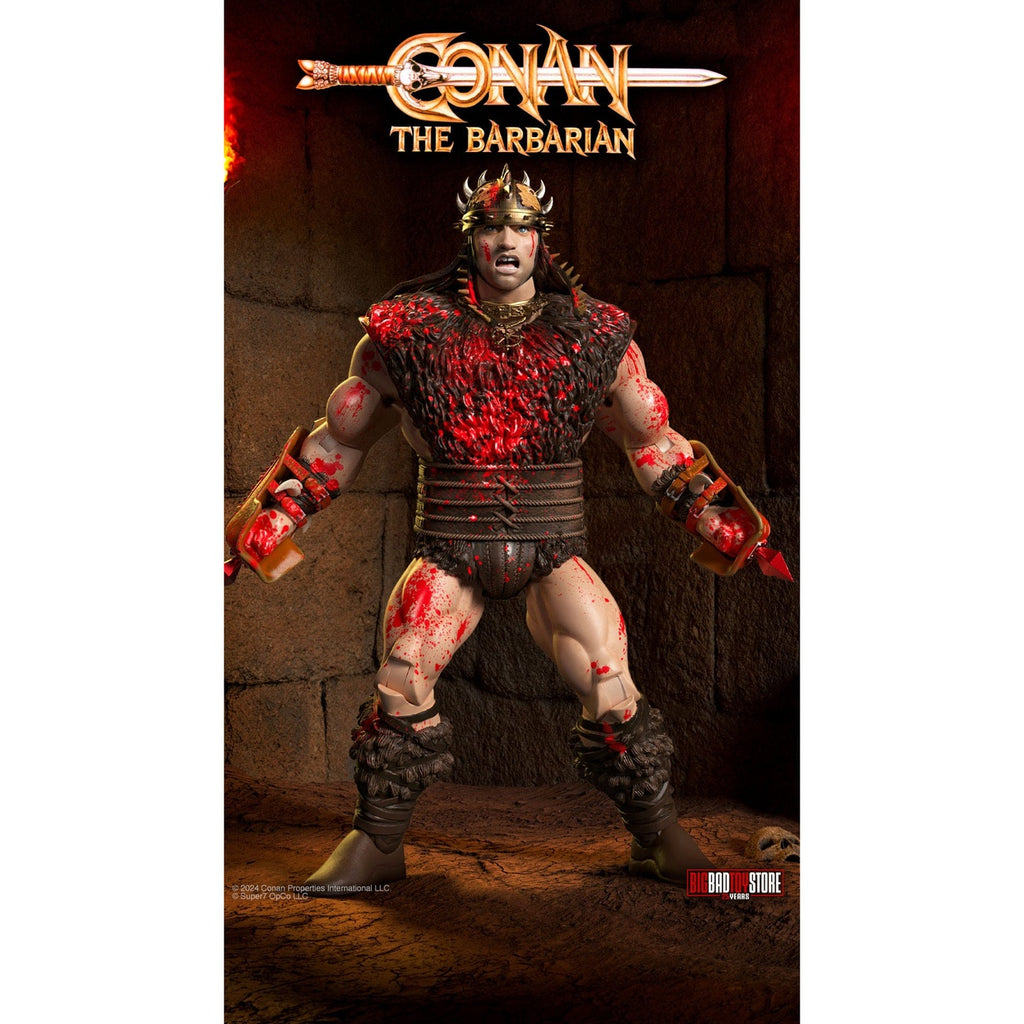 Image produit Conan le Barbare figurine articulée Ultimates Conan Blood Soaked Pit Fighter 18 cm