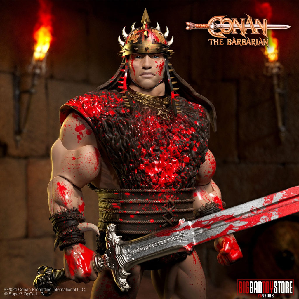 Image produit Conan le Barbare figurine articulée Ultimates Conan Blood Soaked Pit Fighter 18 cm