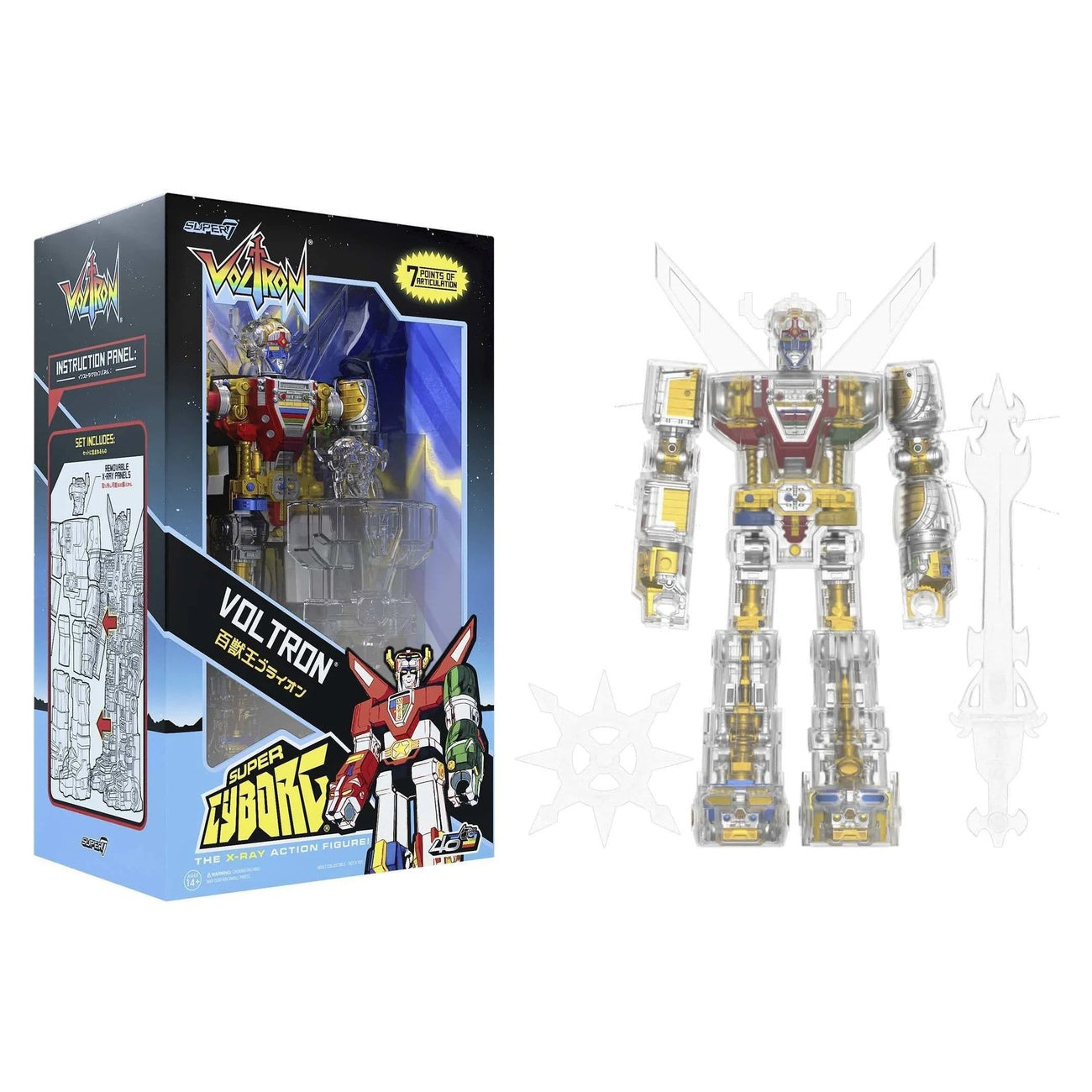 Image produit Voltron Super Cyborg Figurine d'action Voltron (Transparent) 35 cm