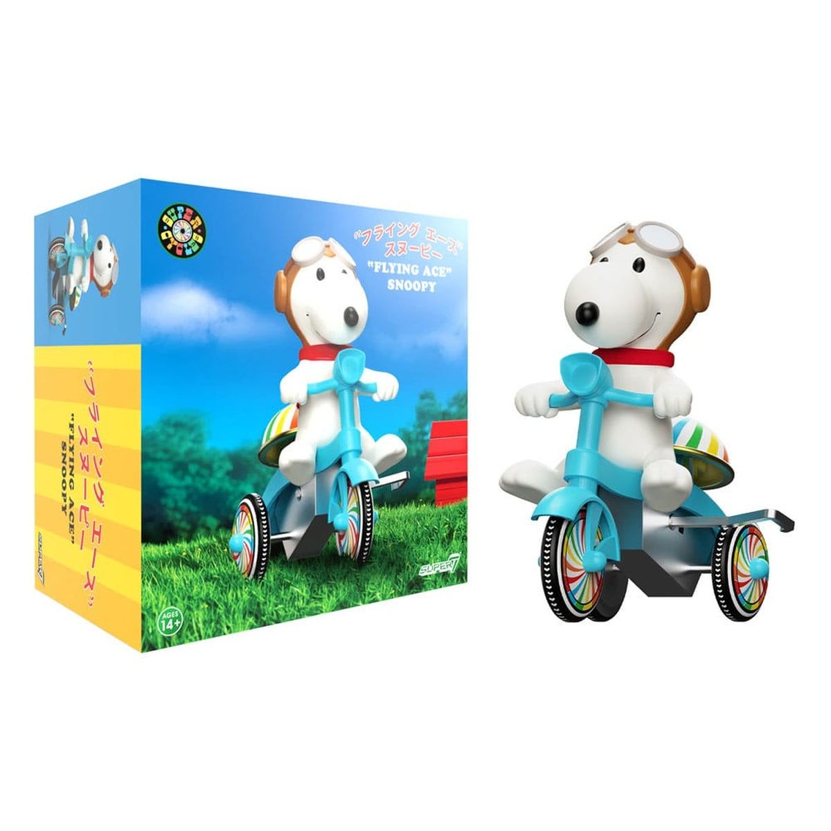 Image produit Peanuts Super Cycles figurine articulée Snoopy Flying Ace 13 cm