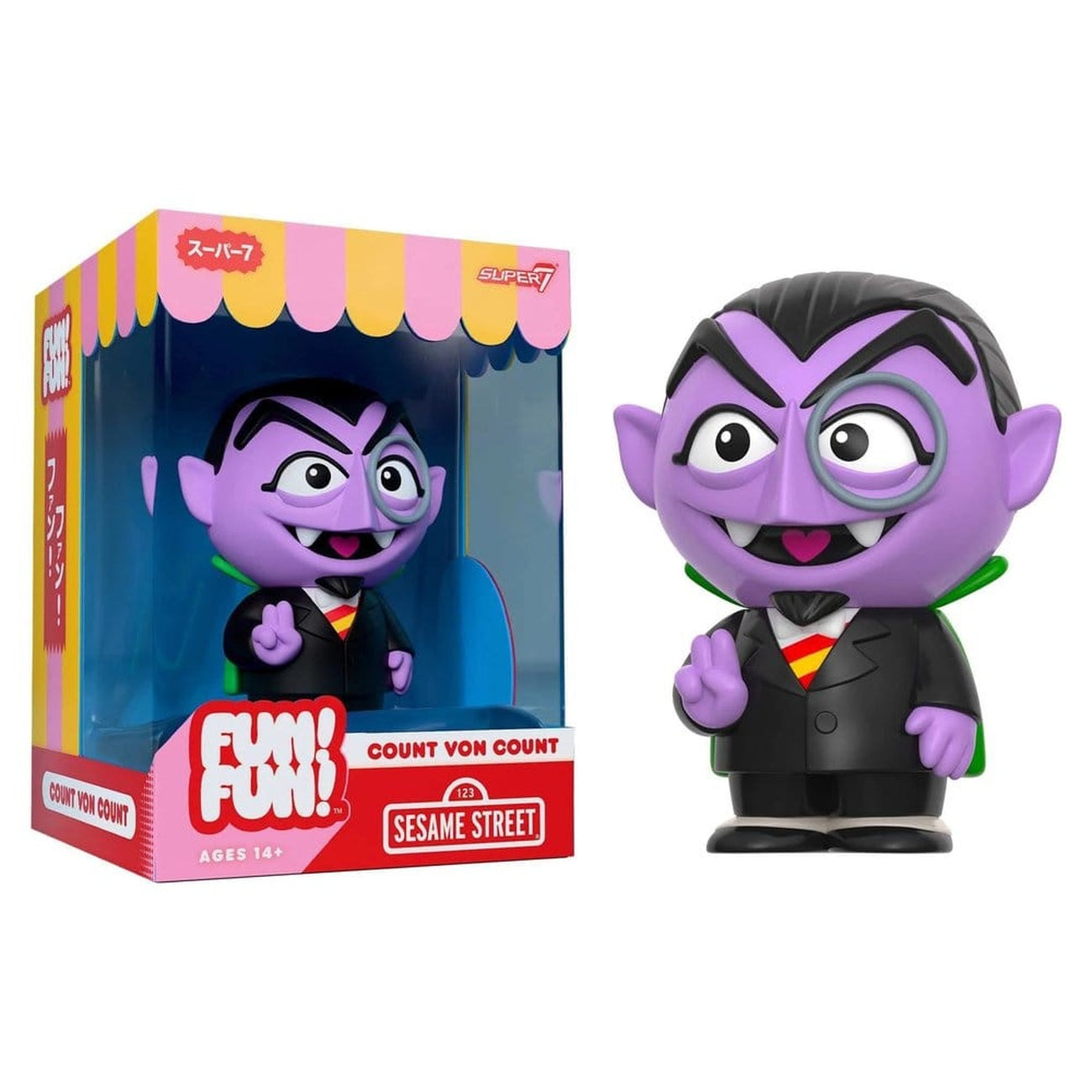 Product image Sesame Street Fun! Fun! Soft Vinyl Figure Wave 01 - Count von Count 18 cm