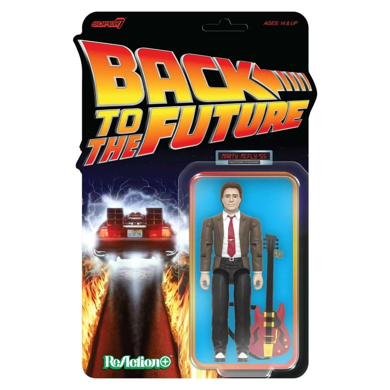 Image produit Retour vers le futur Figurine d’action ReAction+ Wave 01 - Marty McFly '55 4 cm