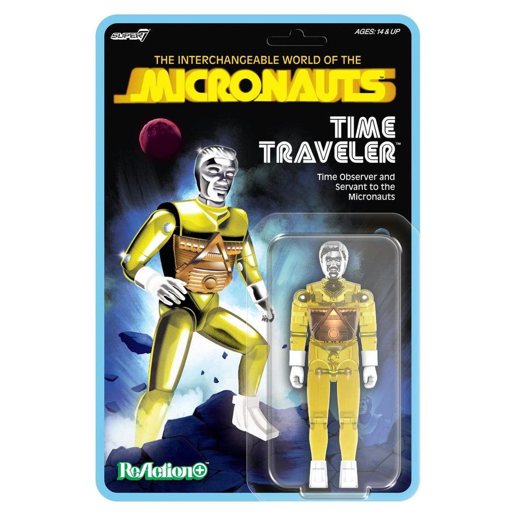 Product image Micronauts ReAction+ Action Figure Wave 03 Time Traveler (Translucent Yellow) 10 cm