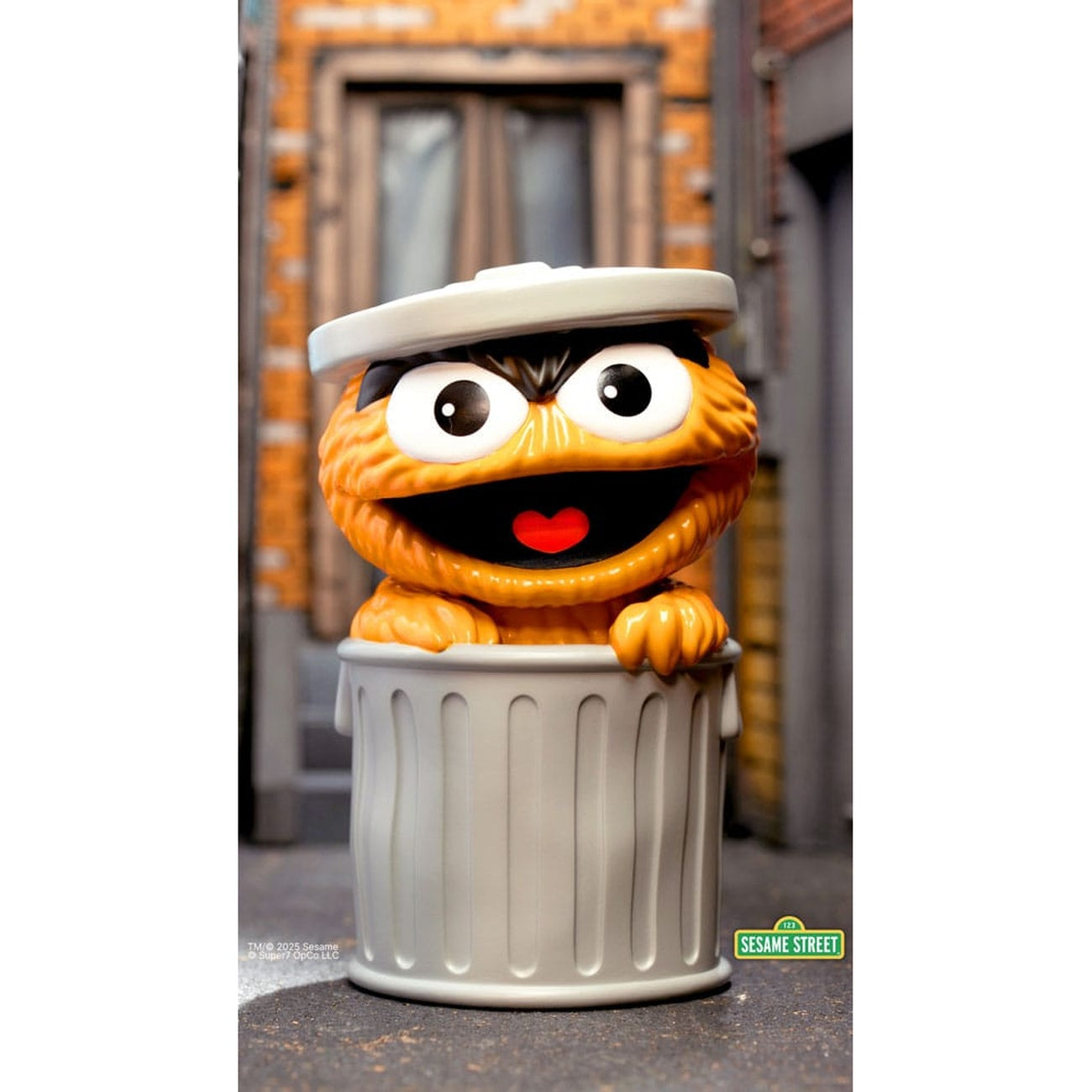 Product image Sesame Street FUN! FUN! Soft Vinyl Figure Oscar the Grouch (Orange) 13 cm