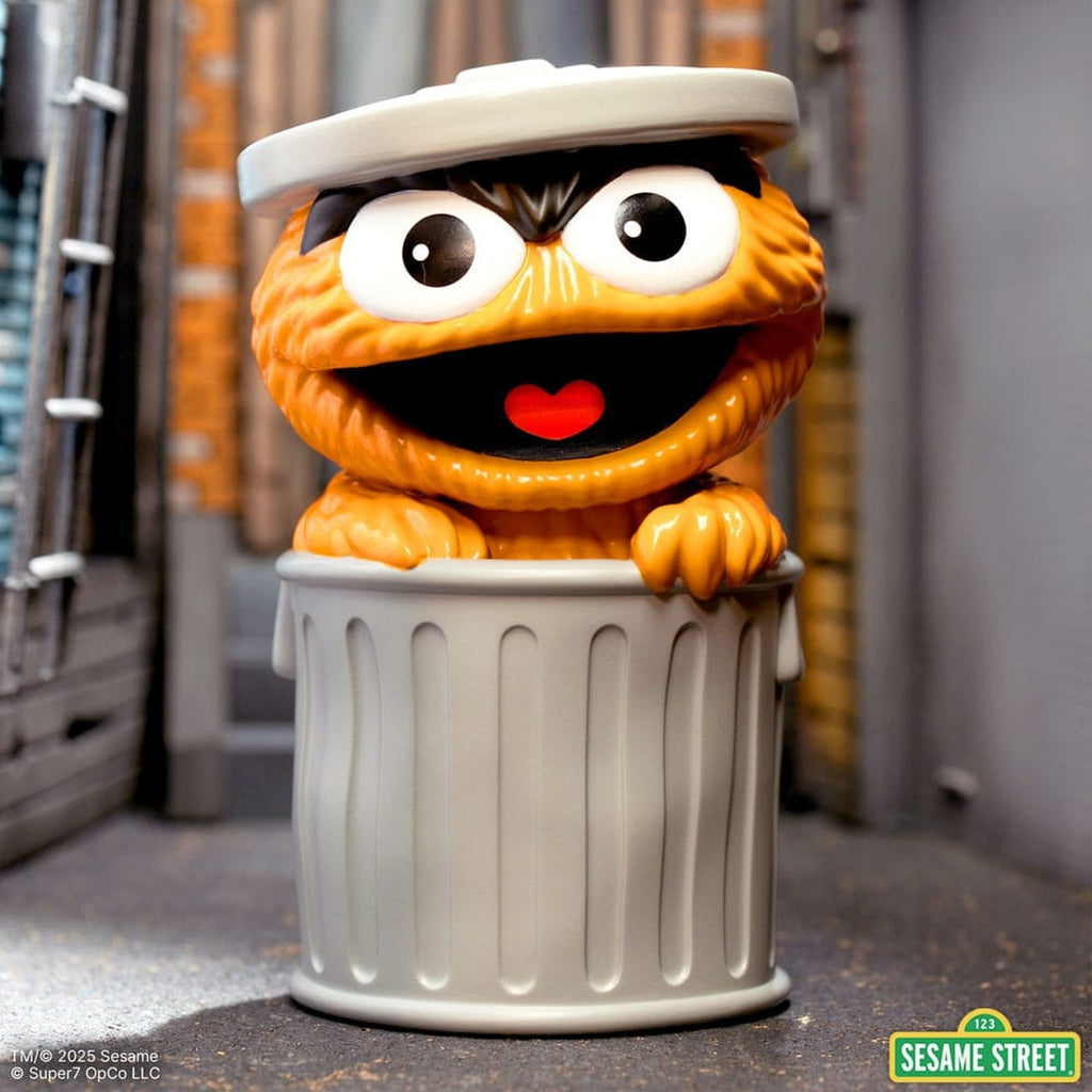Product image Sesame Street FUN! FUN! Soft Vinyl Figure Oscar the Grouch (Orange) 13 cm