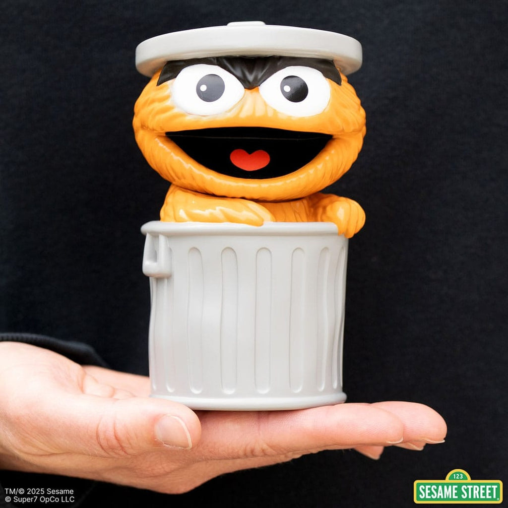 Product image Sesame Street FUN! FUN! Soft Vinyl Figure Oscar the Grouch (Orange) 13 cm