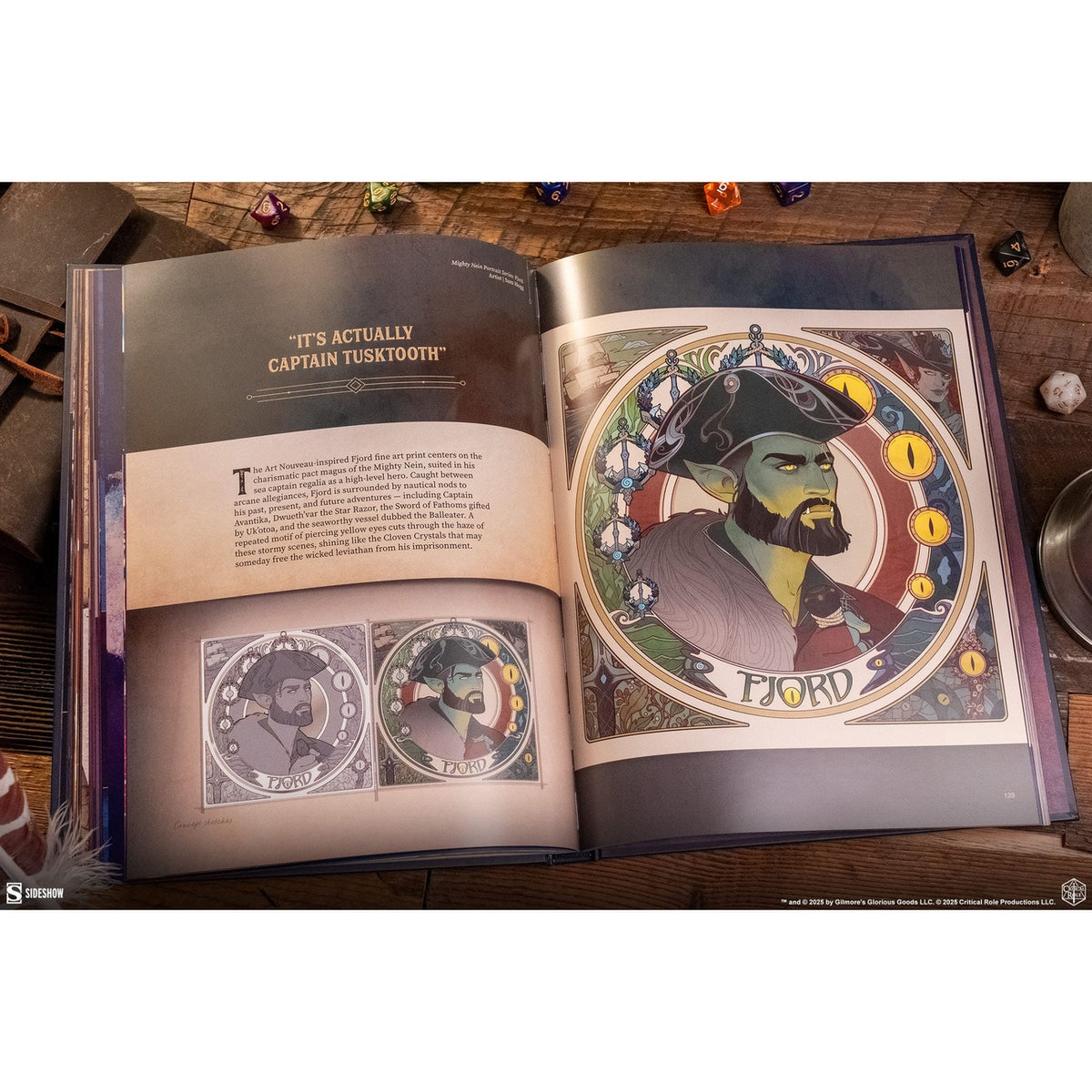 Image produit Livre Sideshow Collectibles A Decade of Destiny : The Critical Role Collection par Sideshow *Version anglaise*