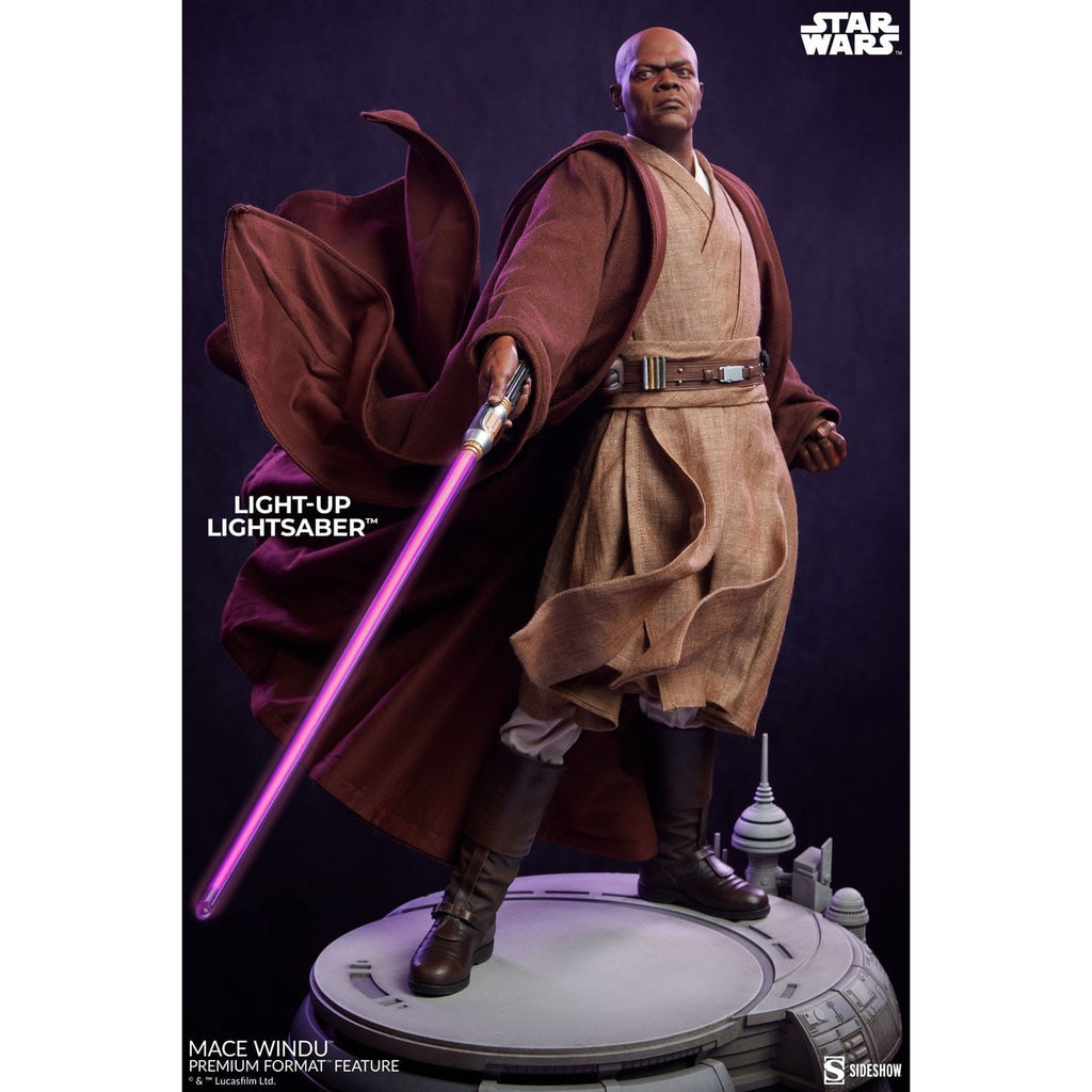 Image produit Star Wars Épisode III Figurine Premium Format Mace Windu 53 cm