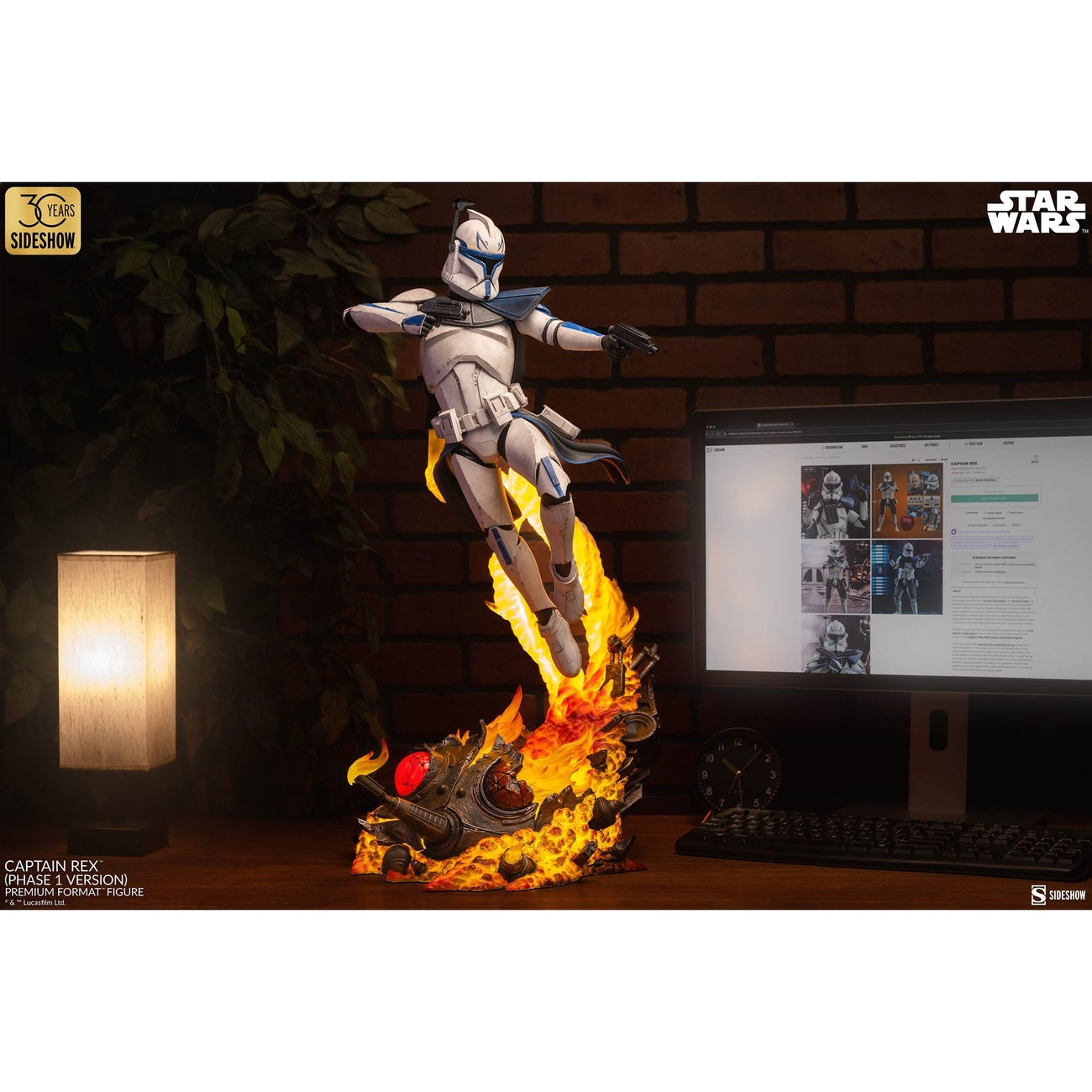 Image produit Star Wars Figurine Premium Format Captain Rex (Version Phase 1) Sideshow Exclusive 68 cm