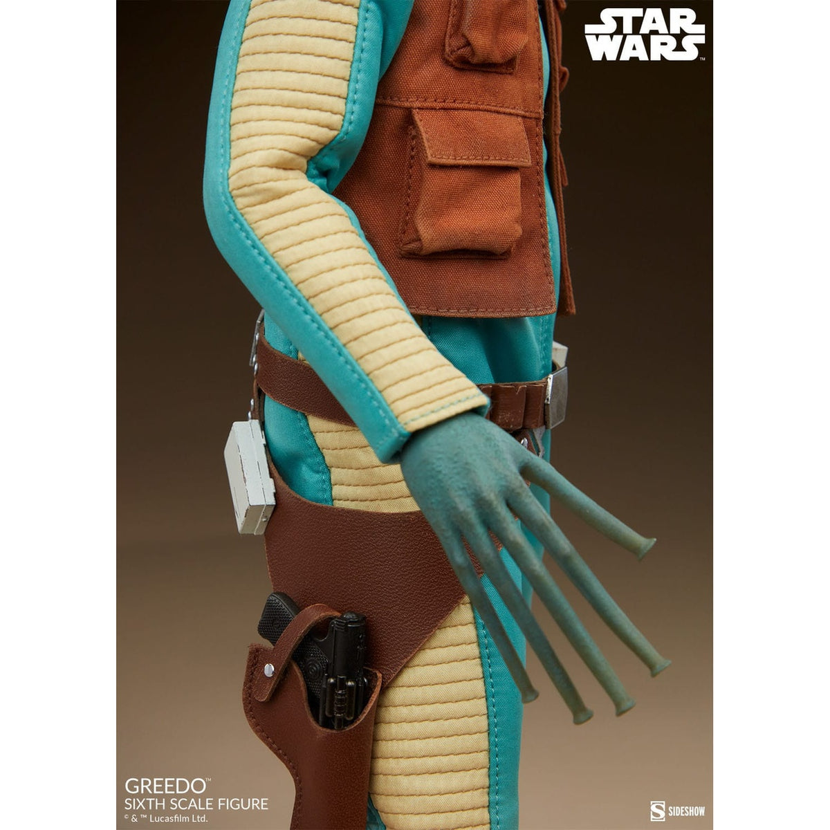 Image produit Star Wars Scum & Villainy Figurine articulée 1/6 Greedo 30 cm