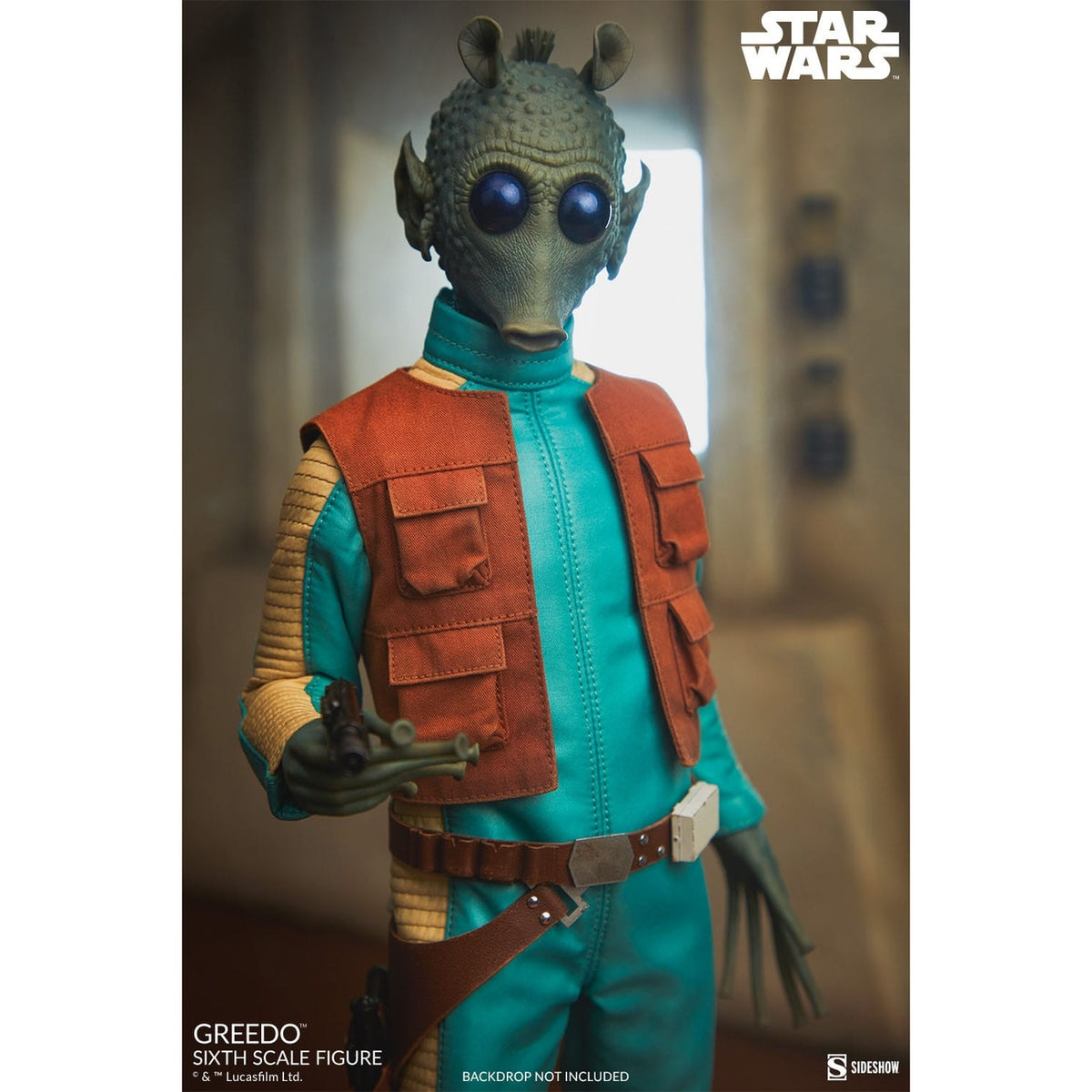 Image produit Star Wars Scum & Villainy Figurine articulée 1/6 Greedo 30 cm