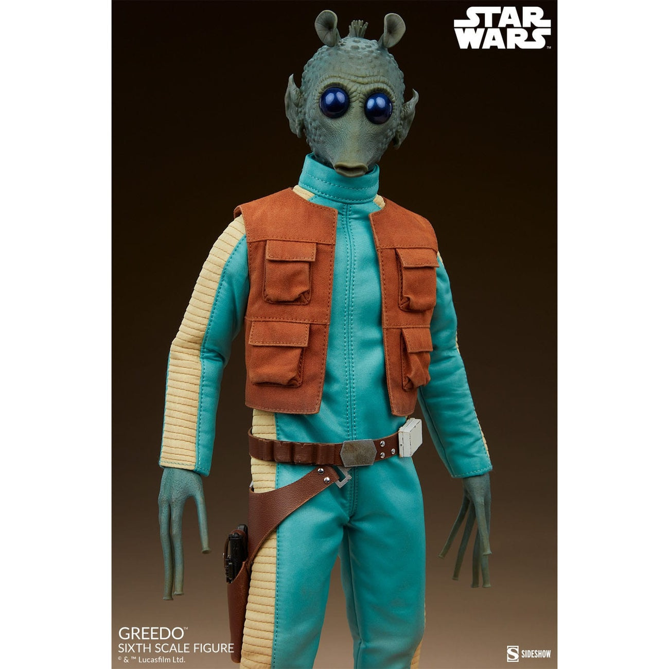 Image produit Star Wars Scum & Villainy Figurine articulée 1/6 Greedo 30 cm