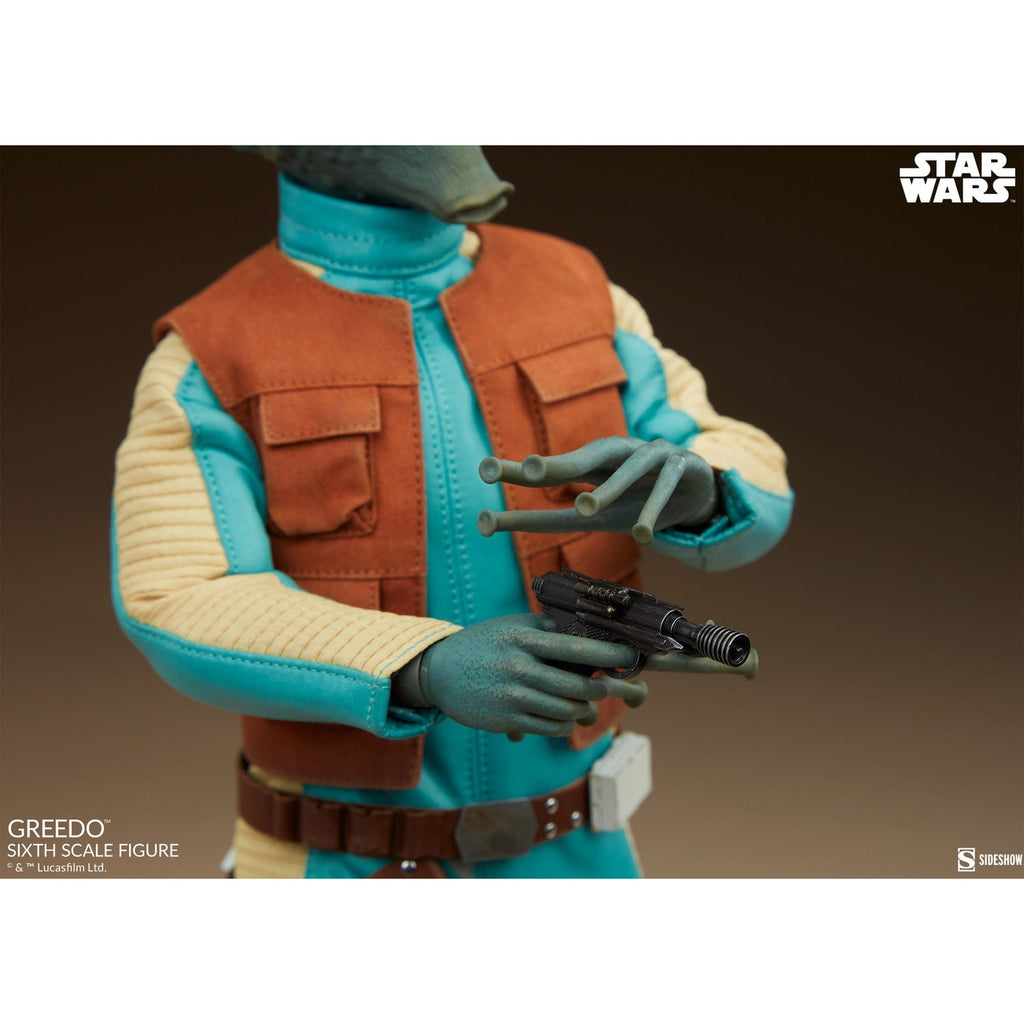 Image produit Star Wars Scum & Villainy Figurine articulée 1/6 Greedo 30 cm