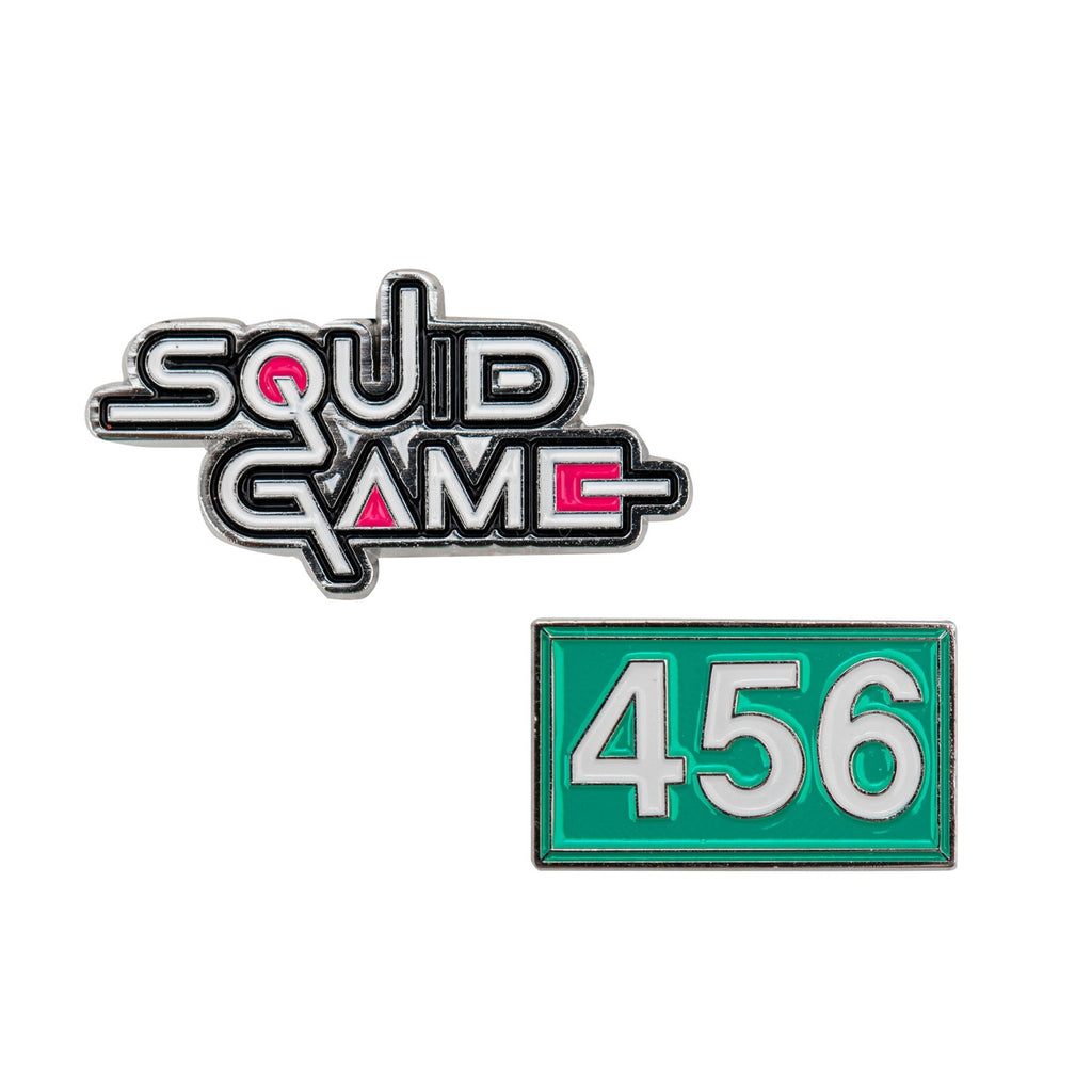 Image produit Squid Game Pins 2-Pack Squid Game & Joueur 456