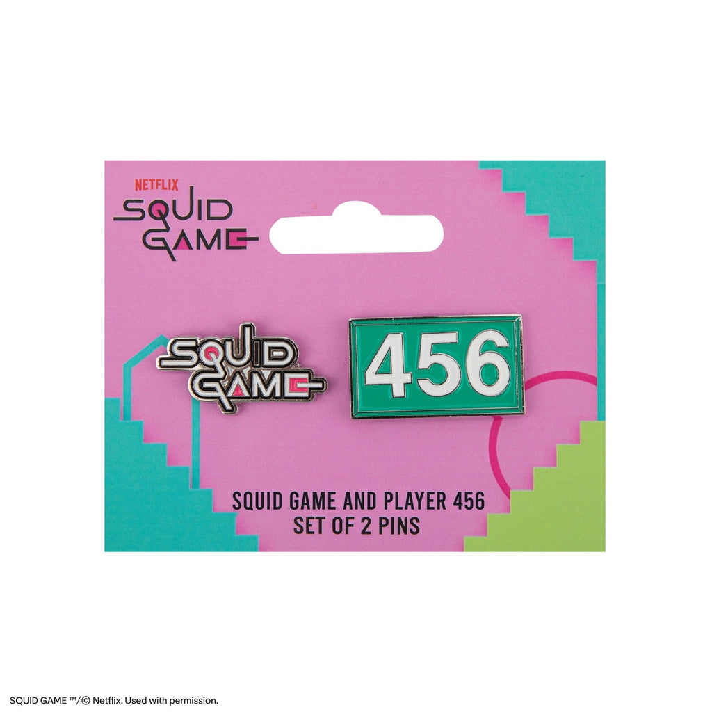 Image produit Squid Game Pins 2-Pack Squid Game & Joueur 456