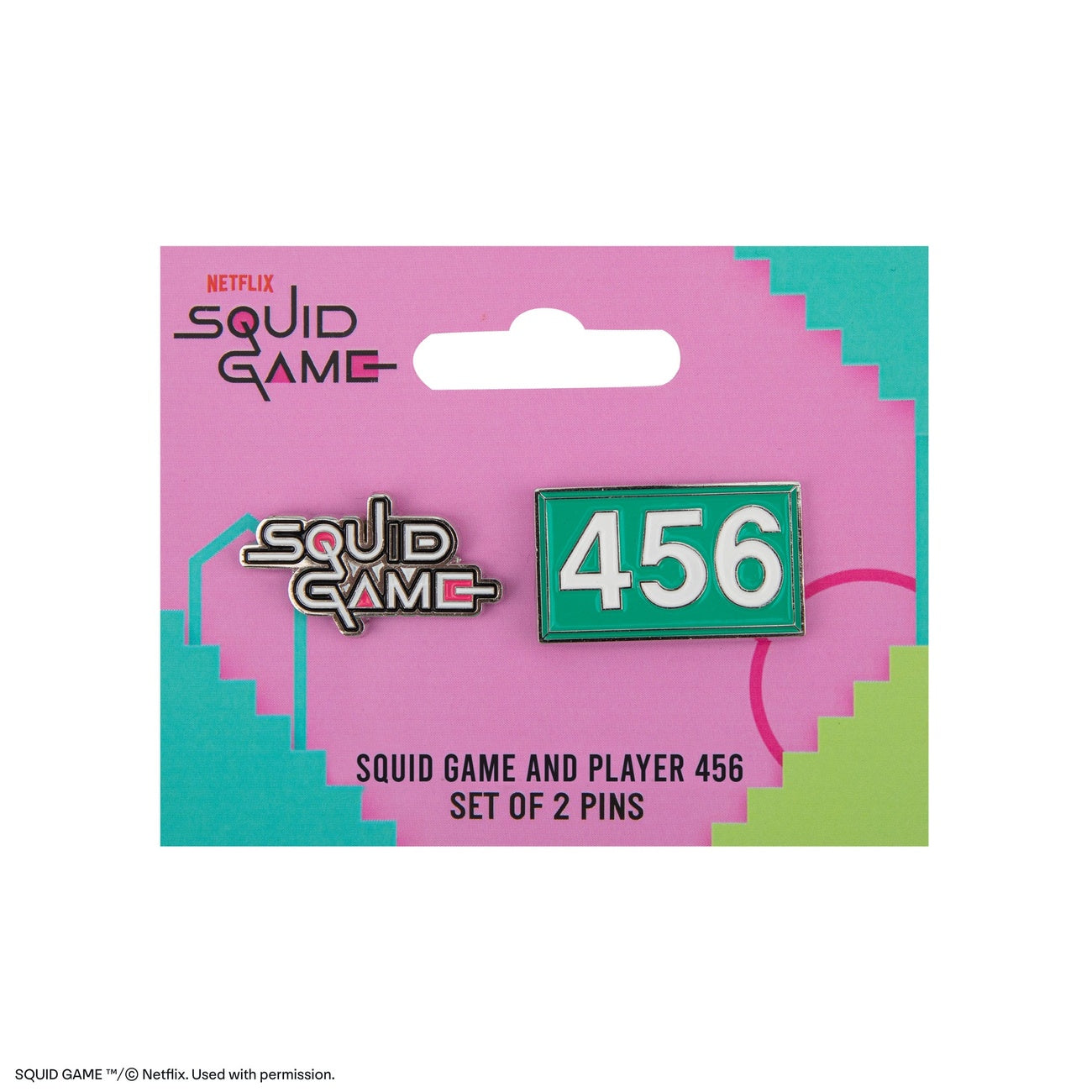 Product image Squid Game Pins 2-Pack Squid Game & Player 456