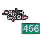 Image produit Squid Game Pins 2-Pack Squid Game & Joueur 456